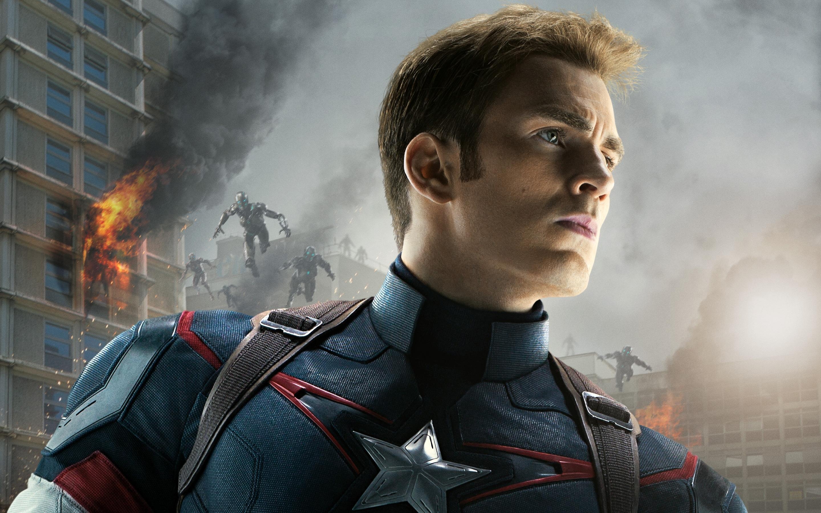 Avengers: Age of Ultron, Captain America Wallpaper, 2880x1800 HD Desktop