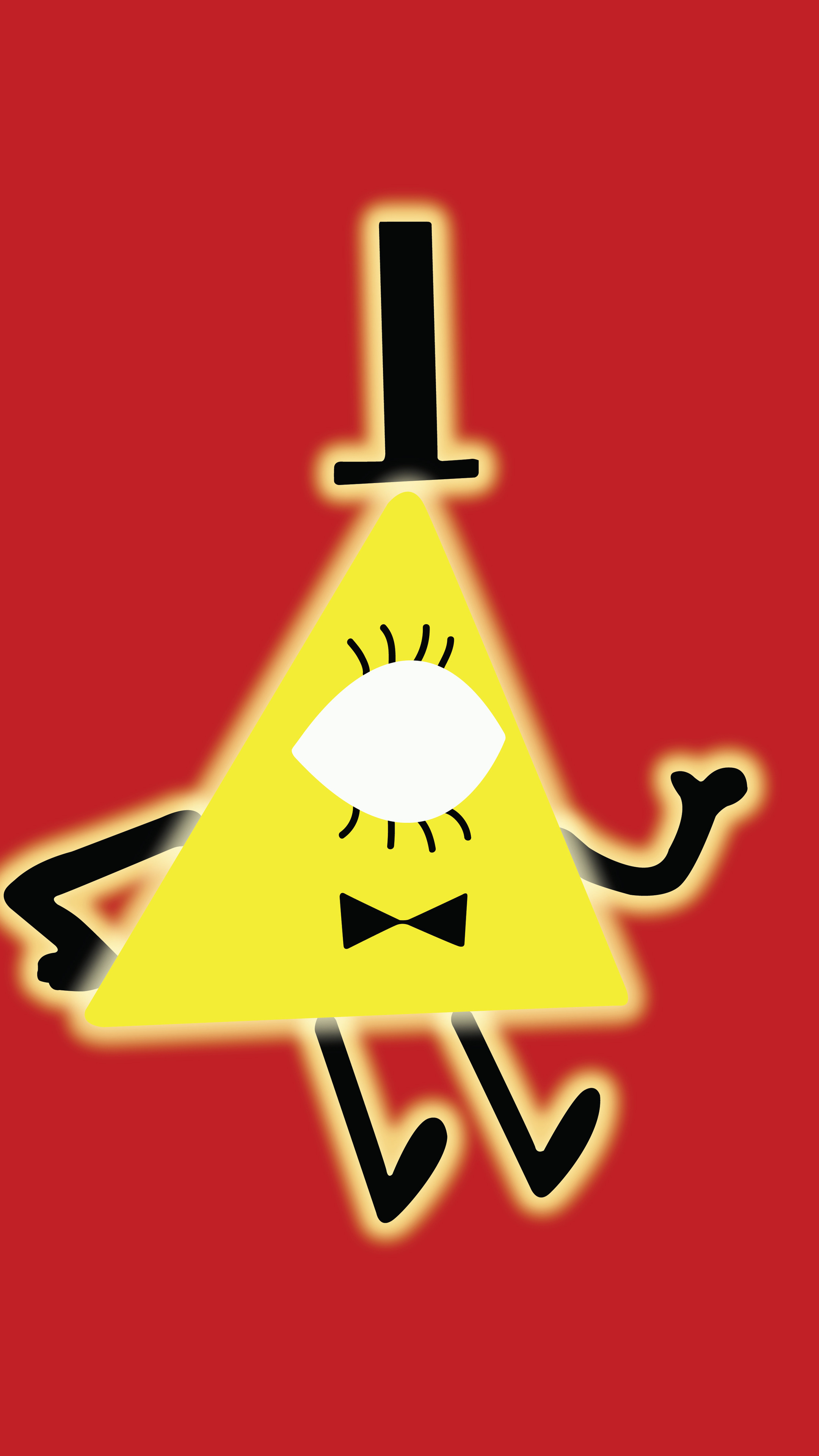 Minimalism, Human Bill Cipher Wallpaper, 2160x3840 4K Phone