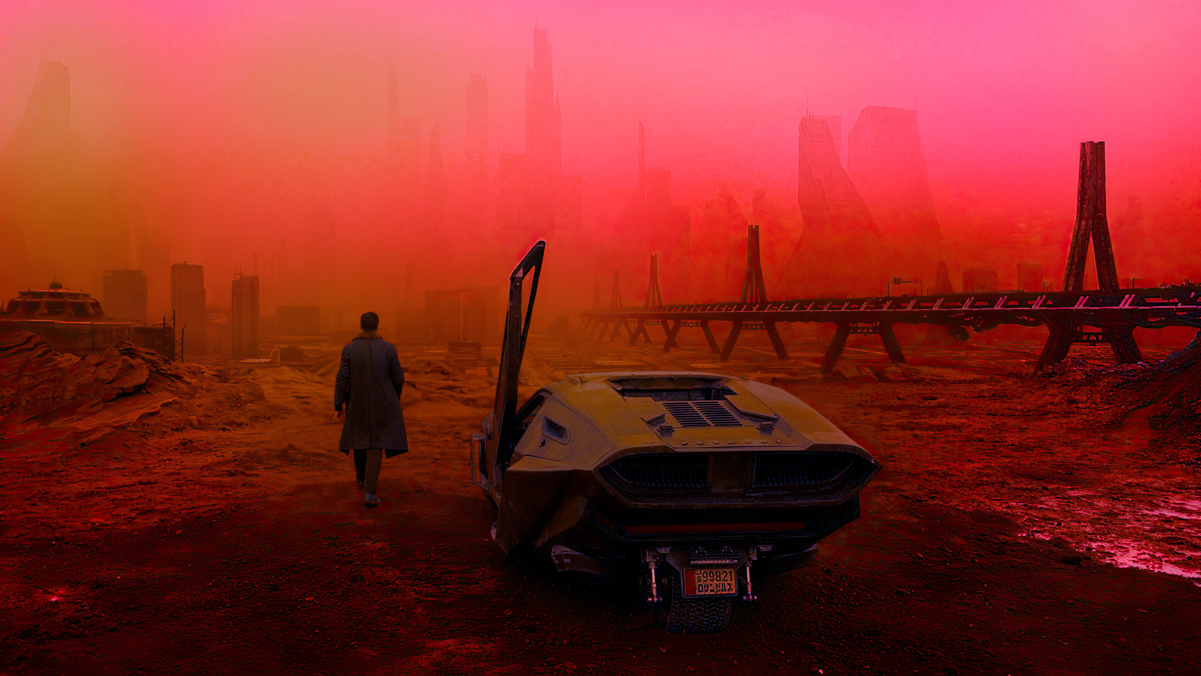 Peugeot Spinner, Blade Runner 2049 Wallpaper, 3840x2160 4K Desktop