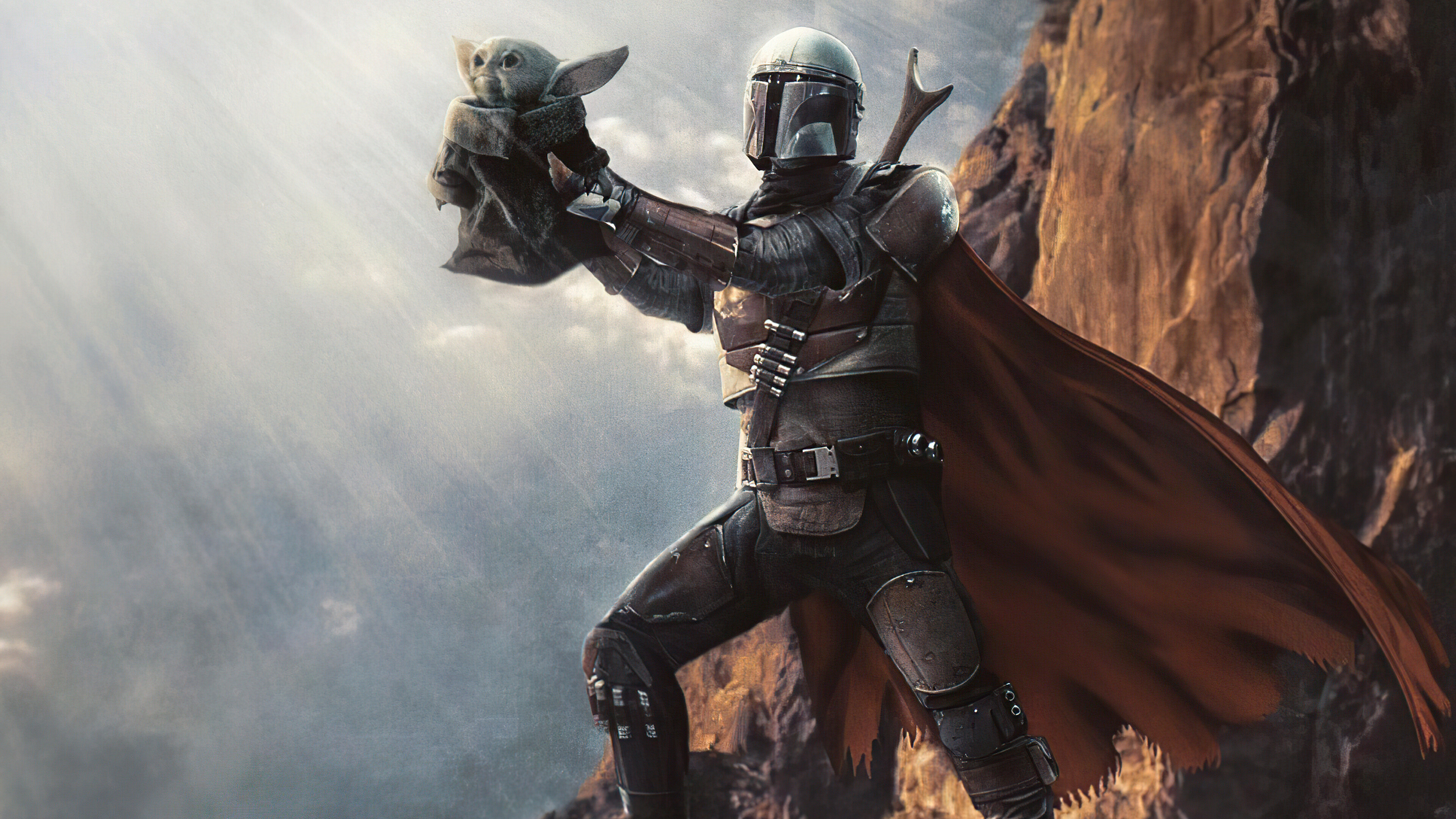 Lion King parody, The Mandalorian Wallpaper, 3840x2160 4K Desktop