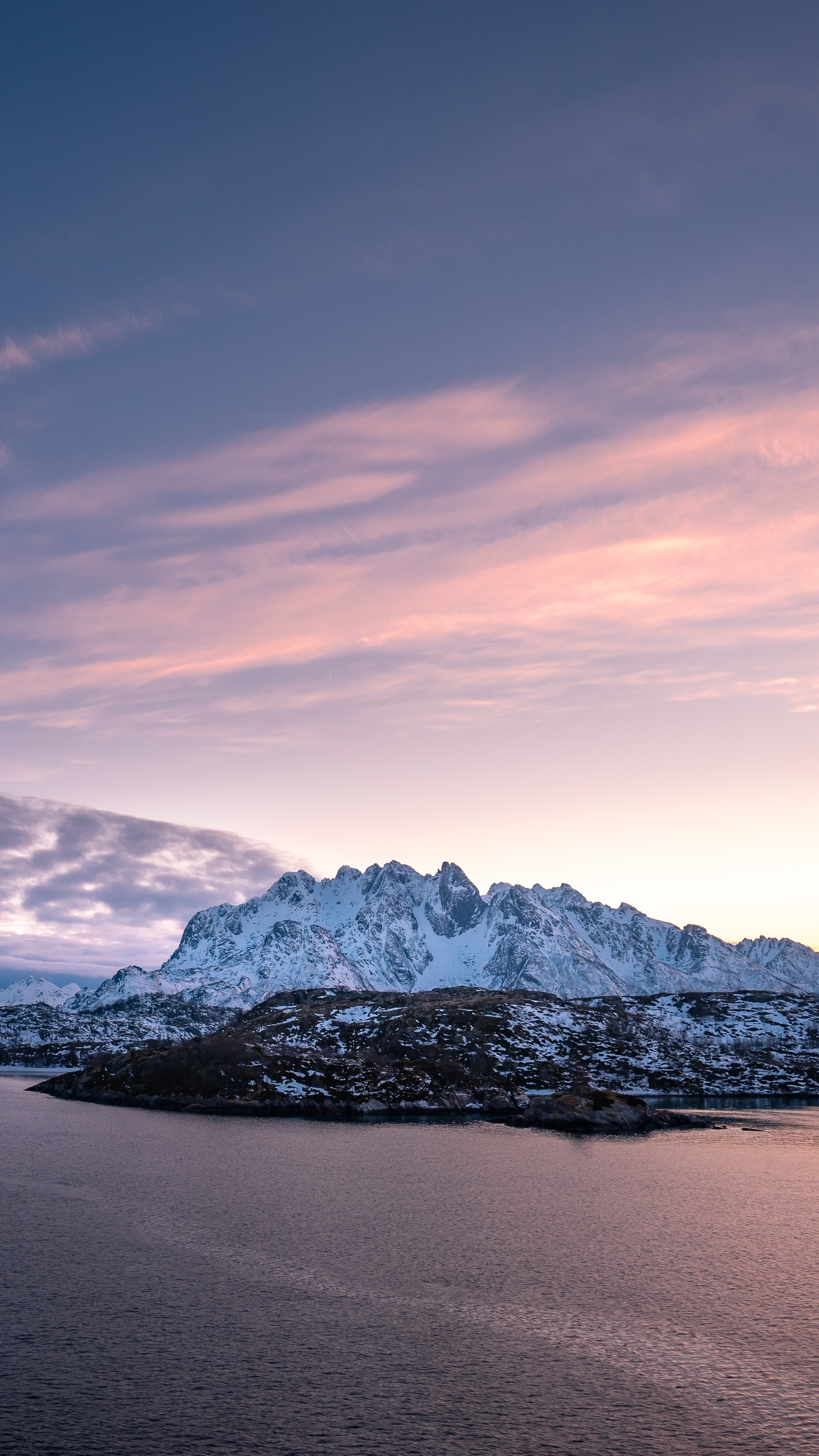 Arctic travels, Ice mountain, Sea clouds, Arctic polar, 2160x3840 4K Phone