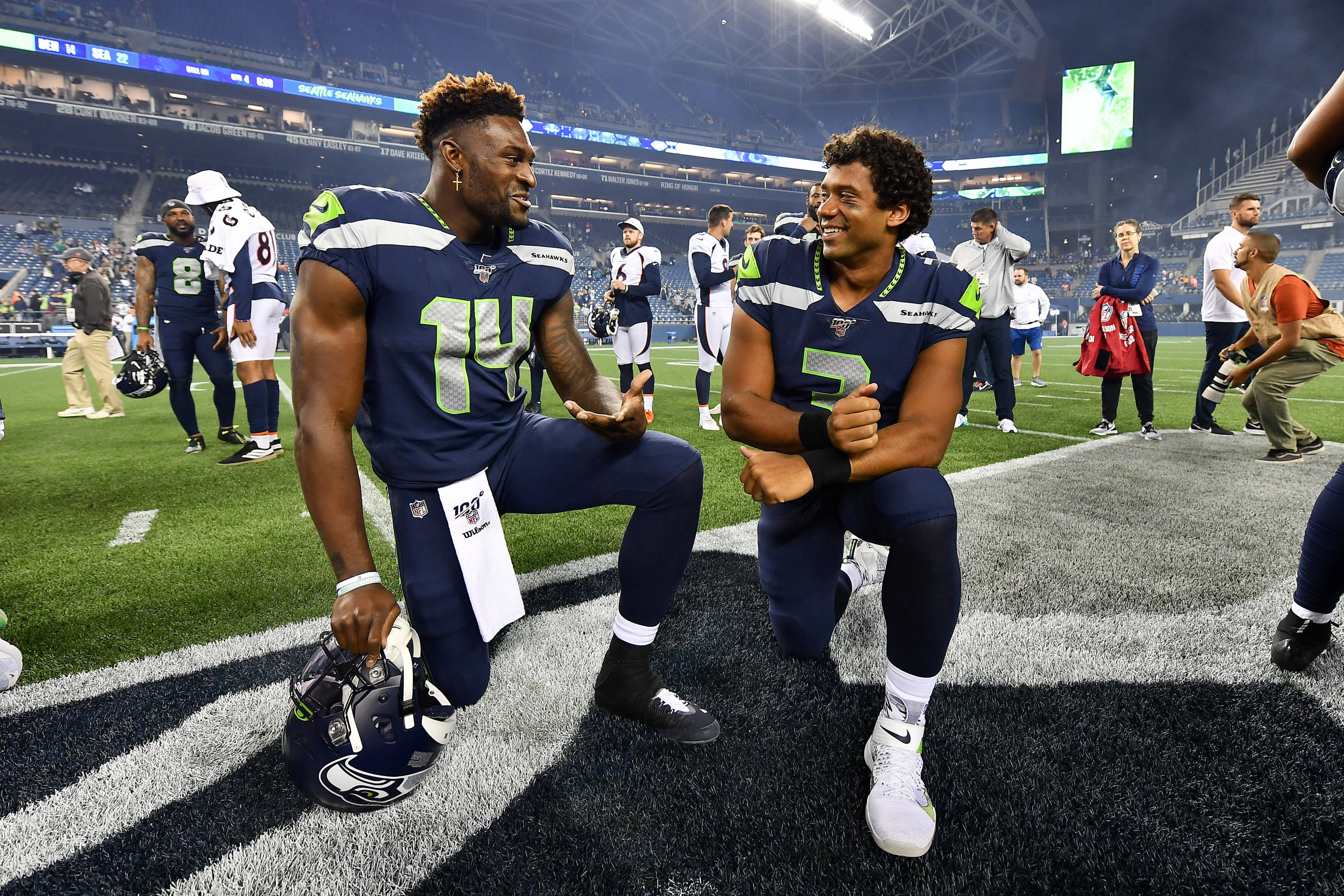 Dk Metcalf and Russell Wilson, Legion of Boom Wallpaper, 3200x2140 HD Desktop