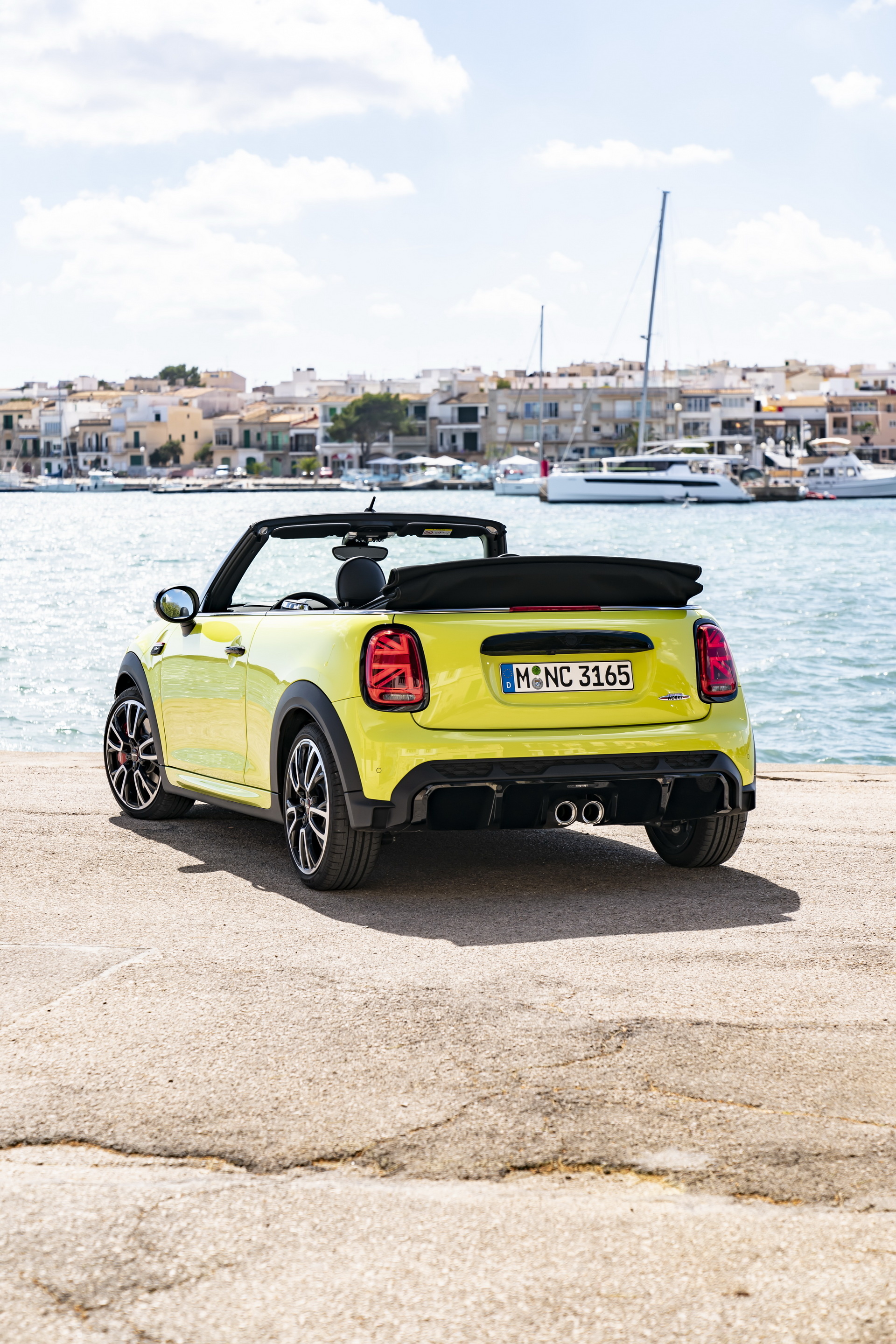 MINI Convertible rear phone wallpapers, 2022 mini john cooper works cabrio, Motortread, Auto, 1920x2880 HD Phone