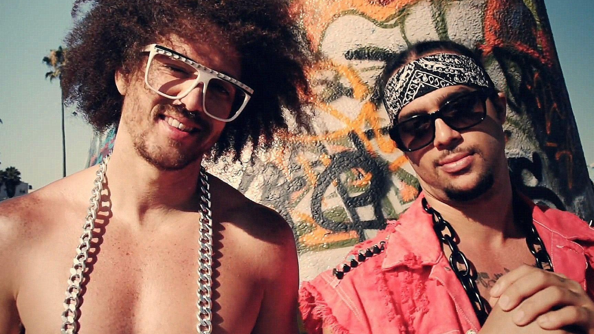 HD LMFAO wallpaper, Vibrant visuals, Dynamic energy, Music sensation, 1920x1080 Full HD Desktop