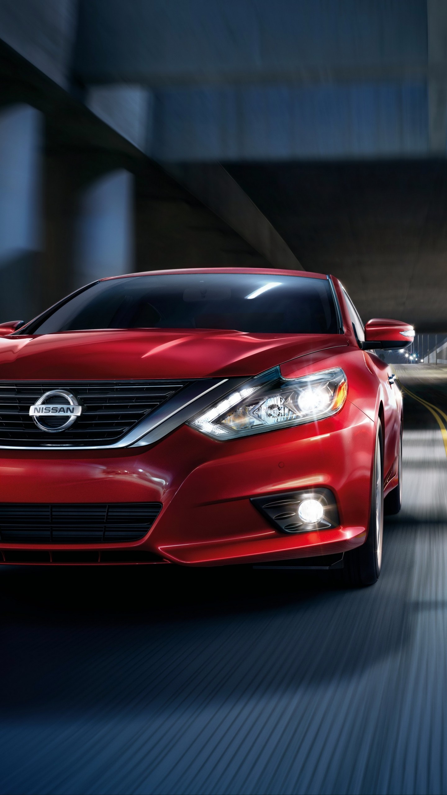 Nissan Altima, Sleek and stylish, Dynamic performance, Exhilarating speed, 1440x2560 HD Phone