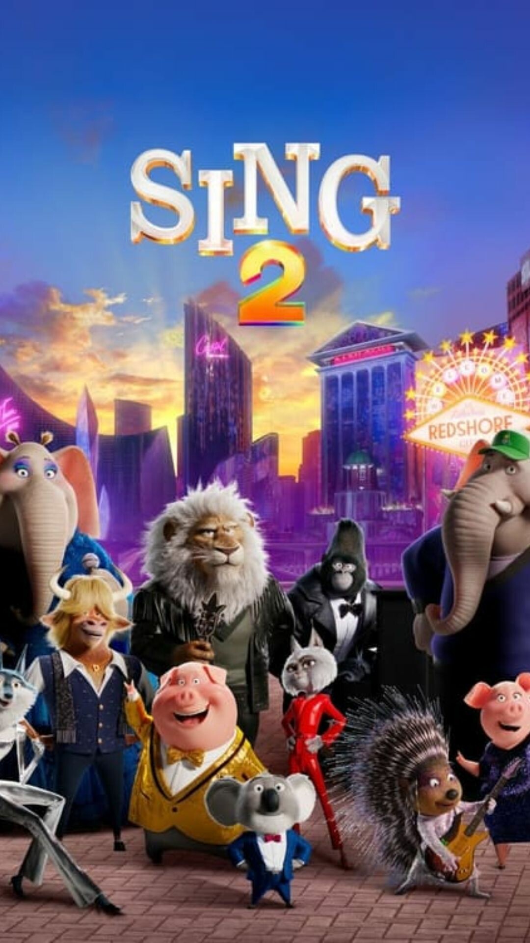 Sing 2, Animation wallpapers, 1080x1920 Full HD Phone