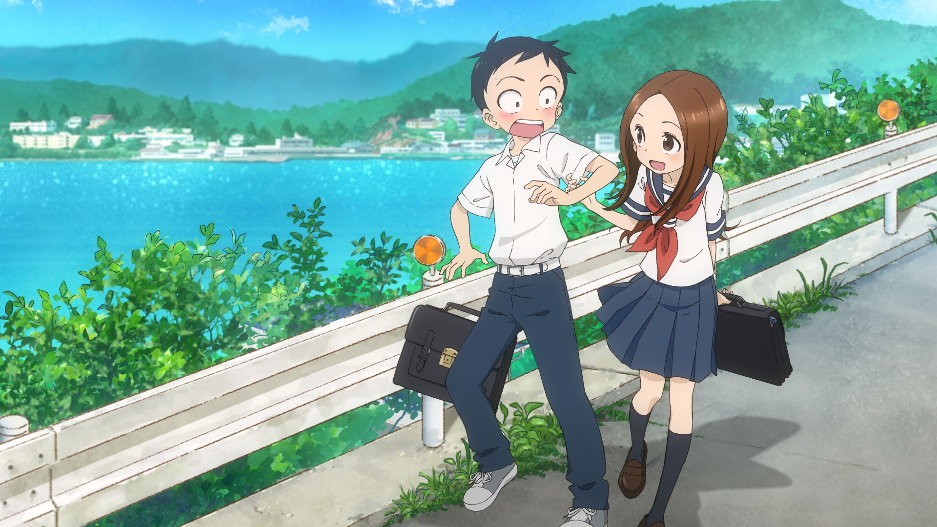 Teasing master Takagi-san, Fanart, Anime fan creations, Creative artwork, 1920x1080 Full HD Desktop