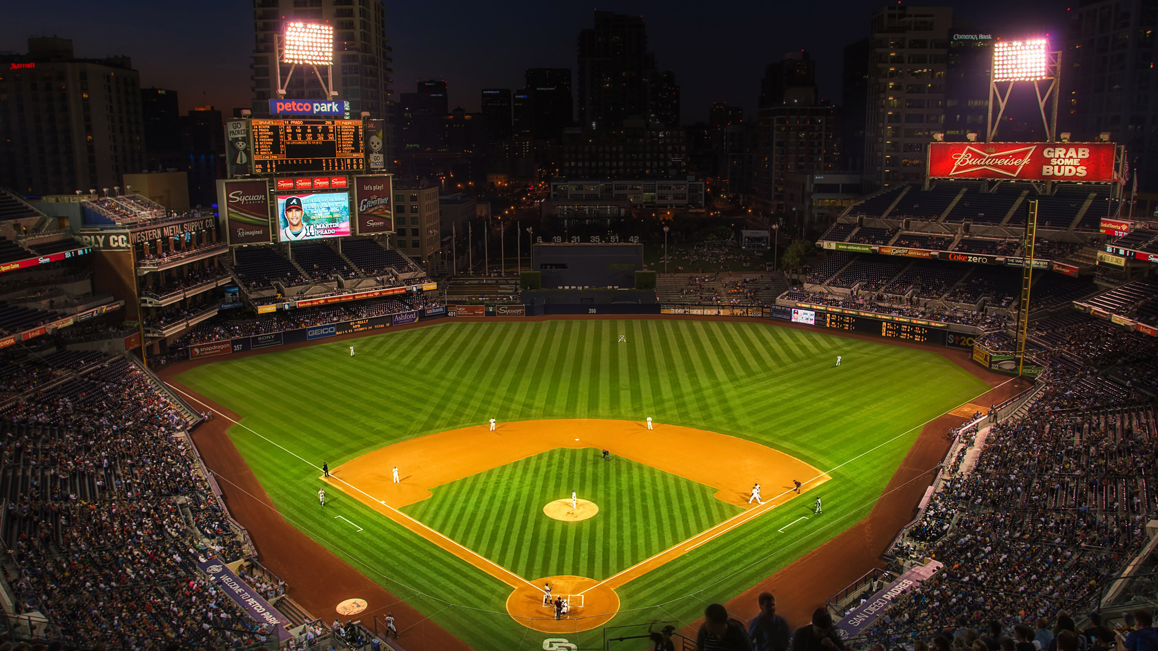 Petco Park, Baseball Wallpaper, 3840x2160 4K Desktop