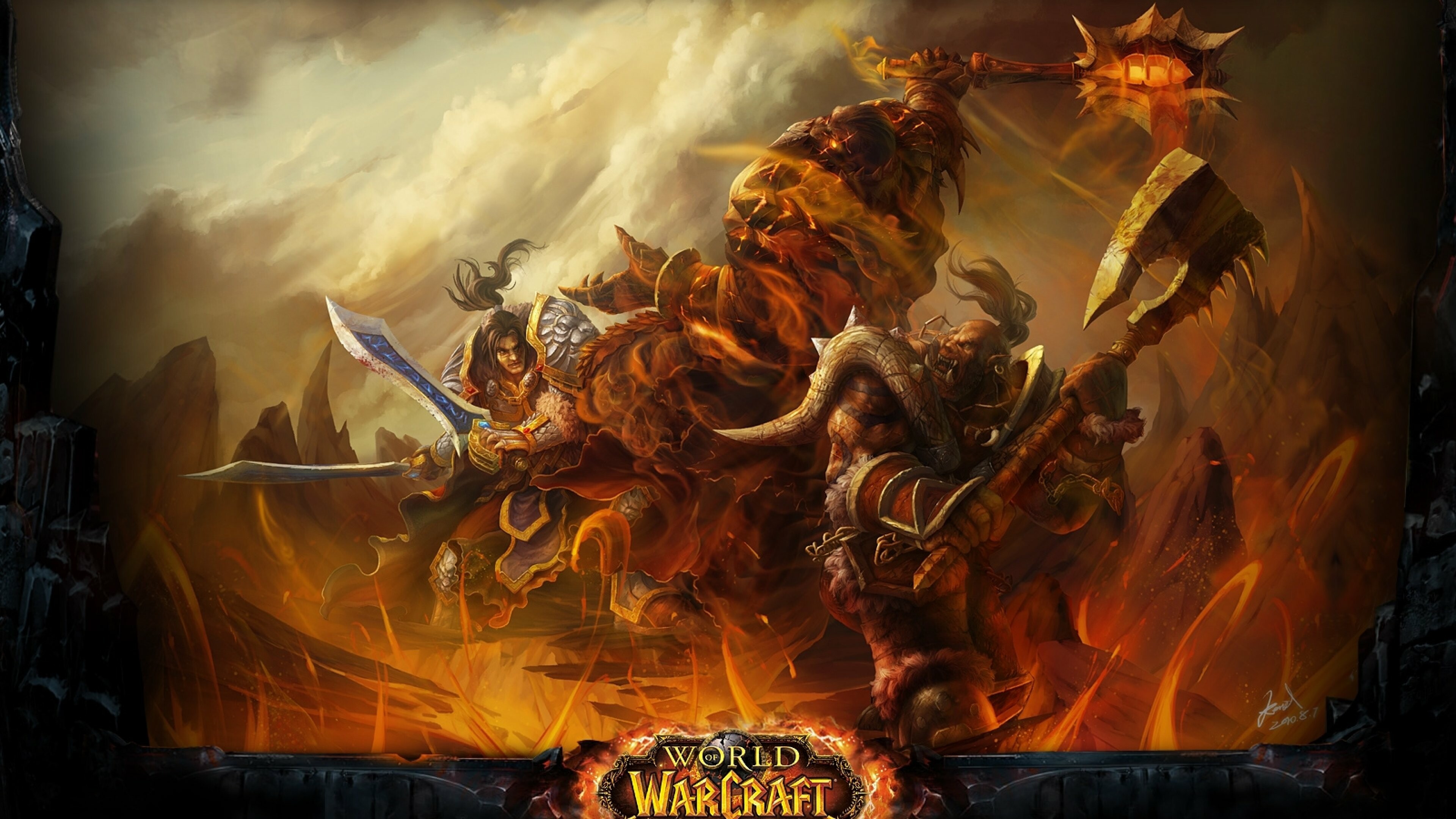 World of Warcraft, Fantasy world, Epic battles, Legendary heroes, 3840x2160 4K Desktop