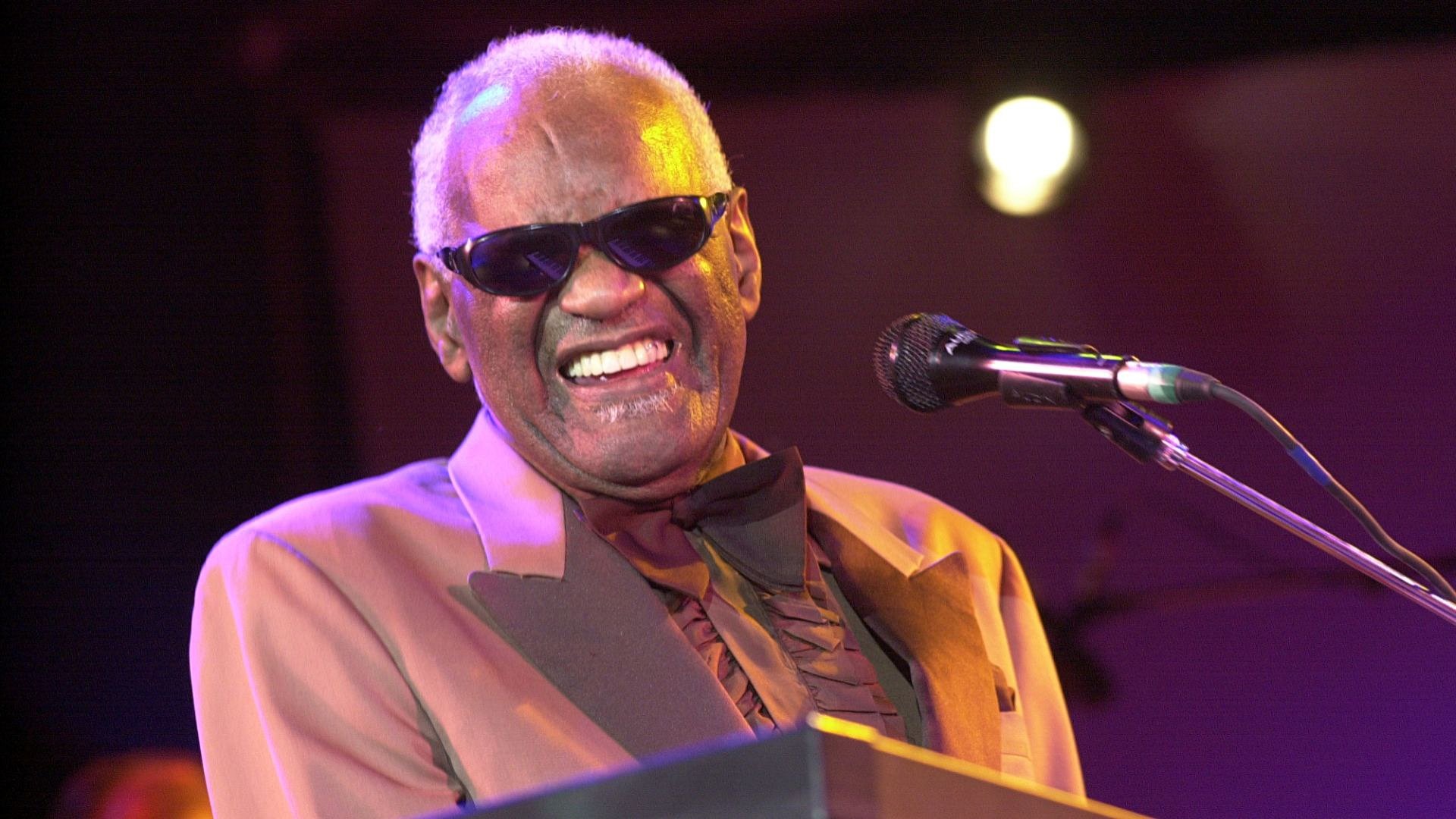 Ray Charles, Christopher Simpson's wallpaper, Iconic portrait, Legendary artist, 1920x1080 Full HD Desktop