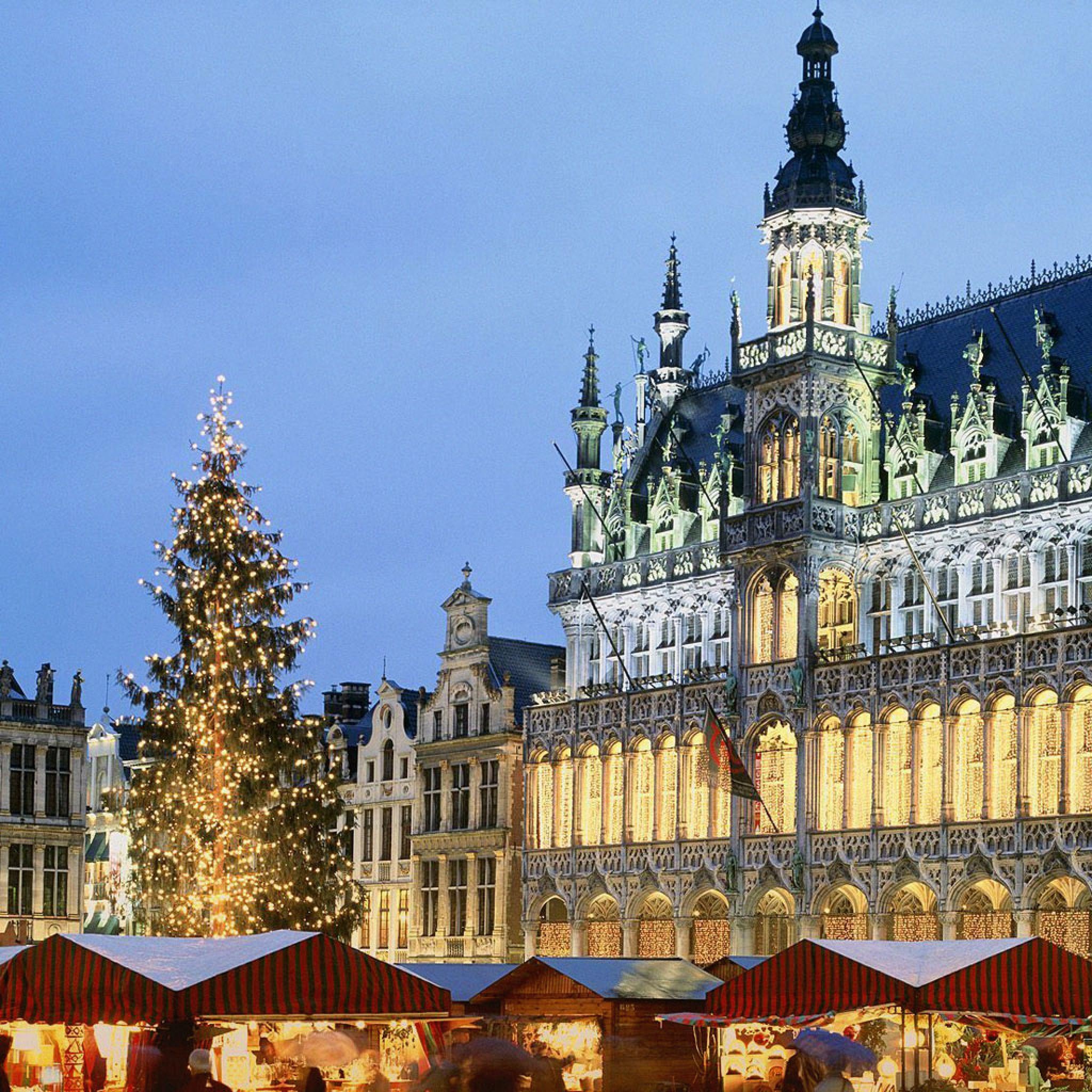 Brussels, Grand Place wallpapers, UNESCO World Heritage, Belgian square, 2050x2050 HD Phone