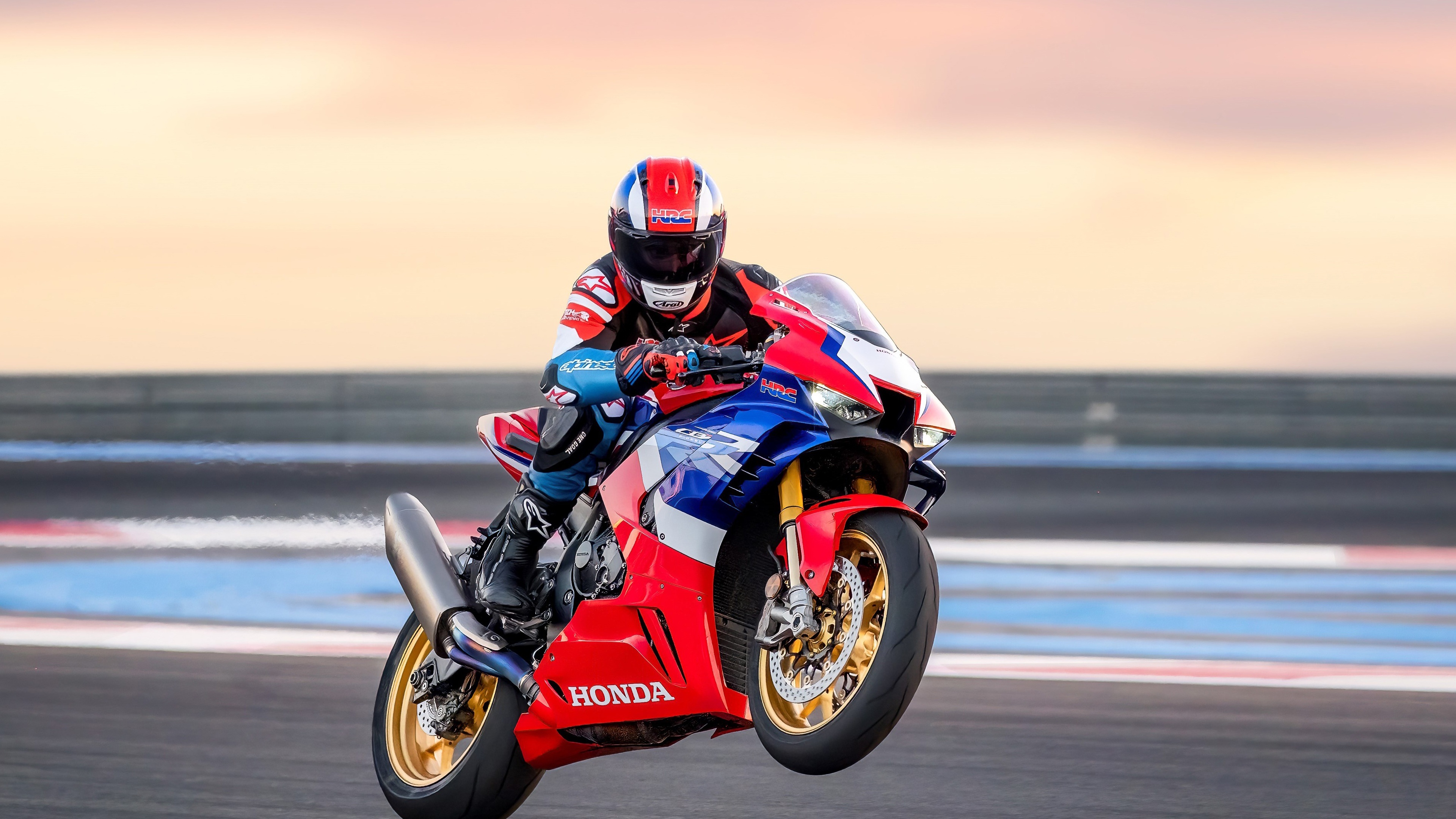 Wheelie, Honda CBR1000RR Wallpaper, 3840x2160 4K Desktop