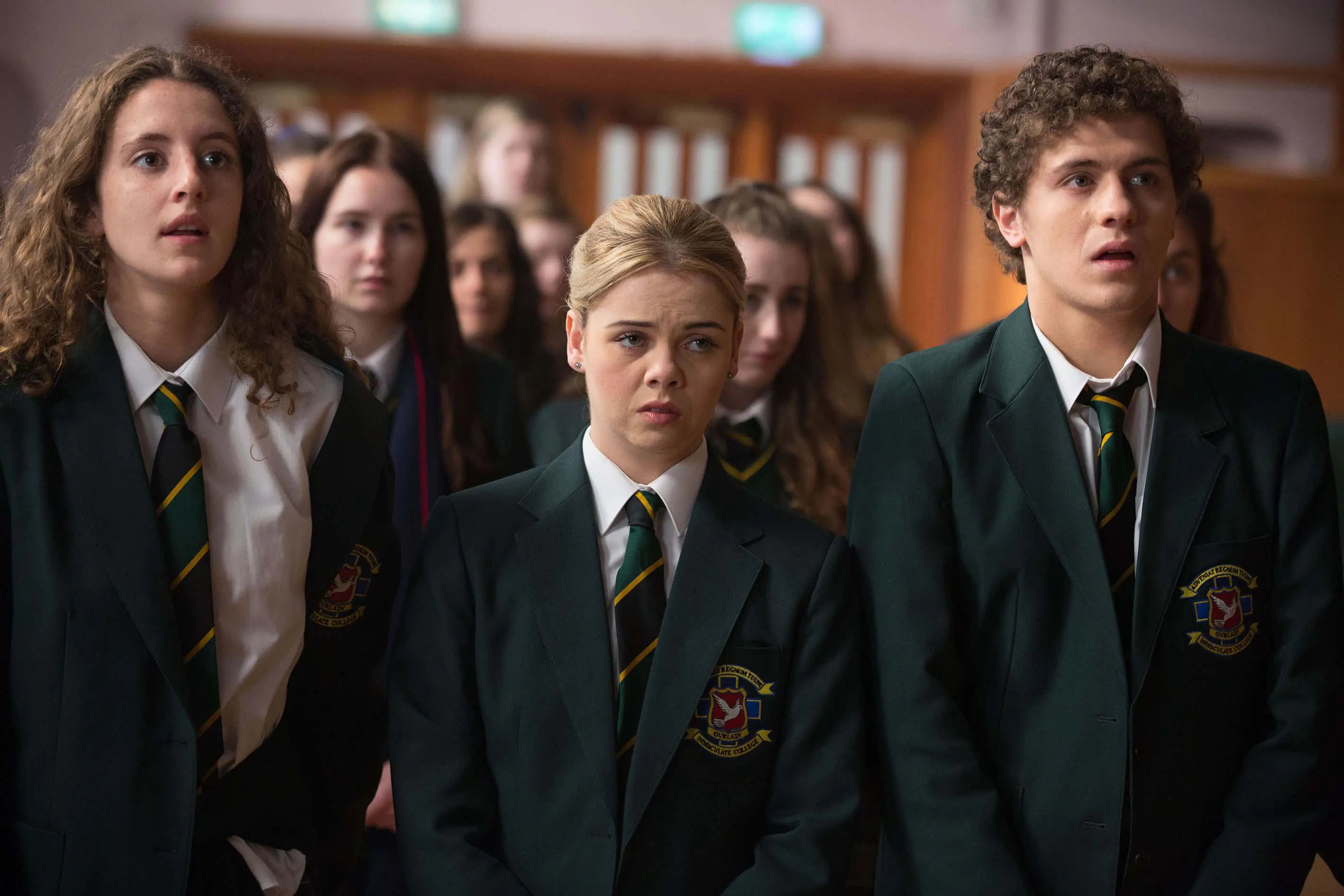 Derry Girls TV Series, Dylan Llewellyn's charm, Off-screen transformation, Heartthrob status, 2840x1890 HD Desktop