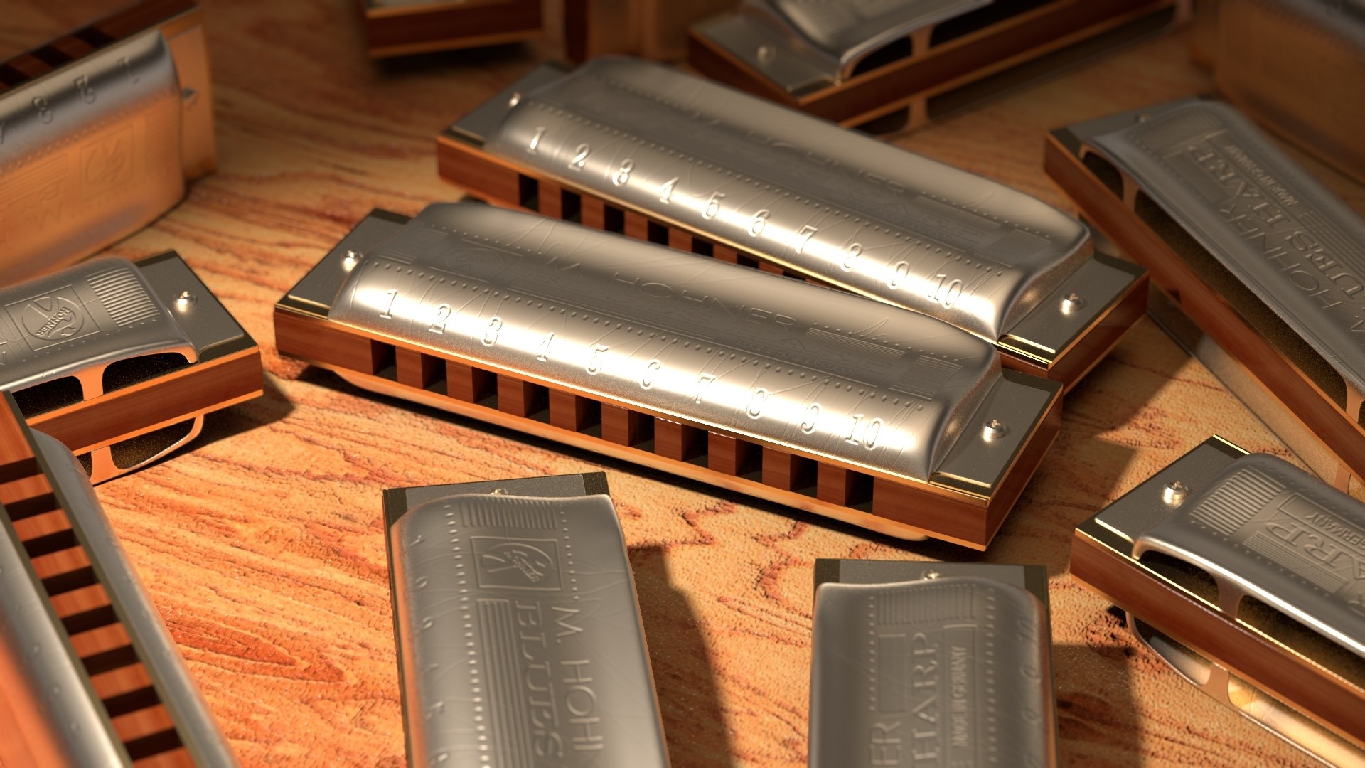 Hohner blues harmonica, Artistic expression, Musical creativity, Harmonica mastery, 1920x1080 Full HD Desktop