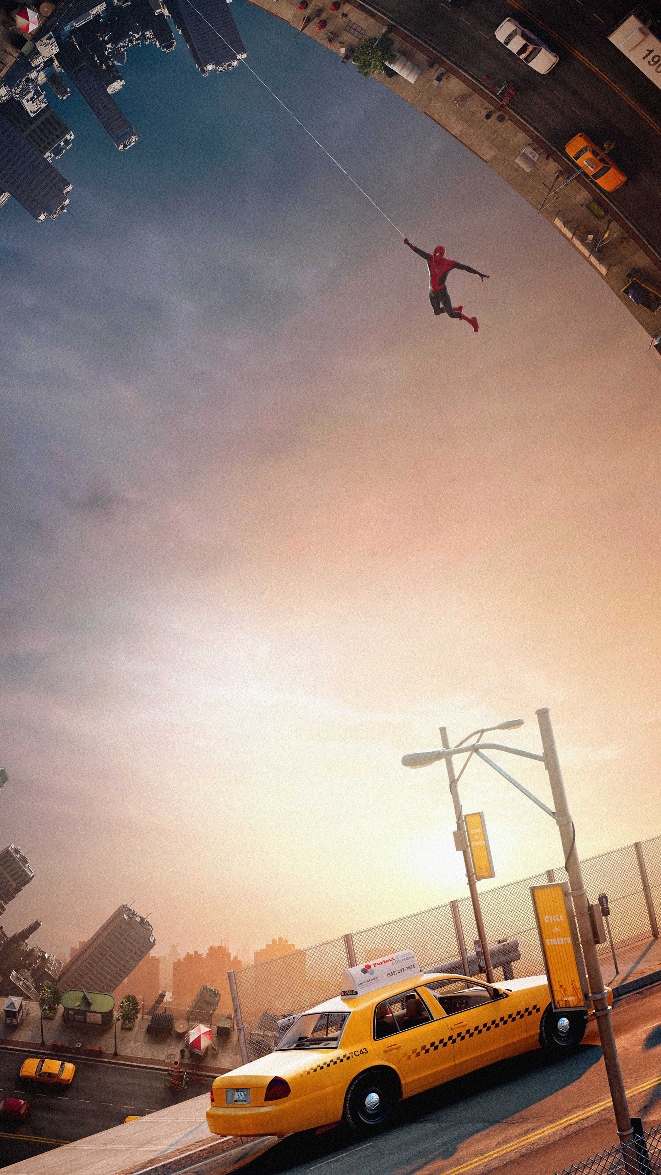 Spider-Man: No Way Home, Flying, 4k Ultra HD, Mobile wallpaper, 2160x3840 4K Phone