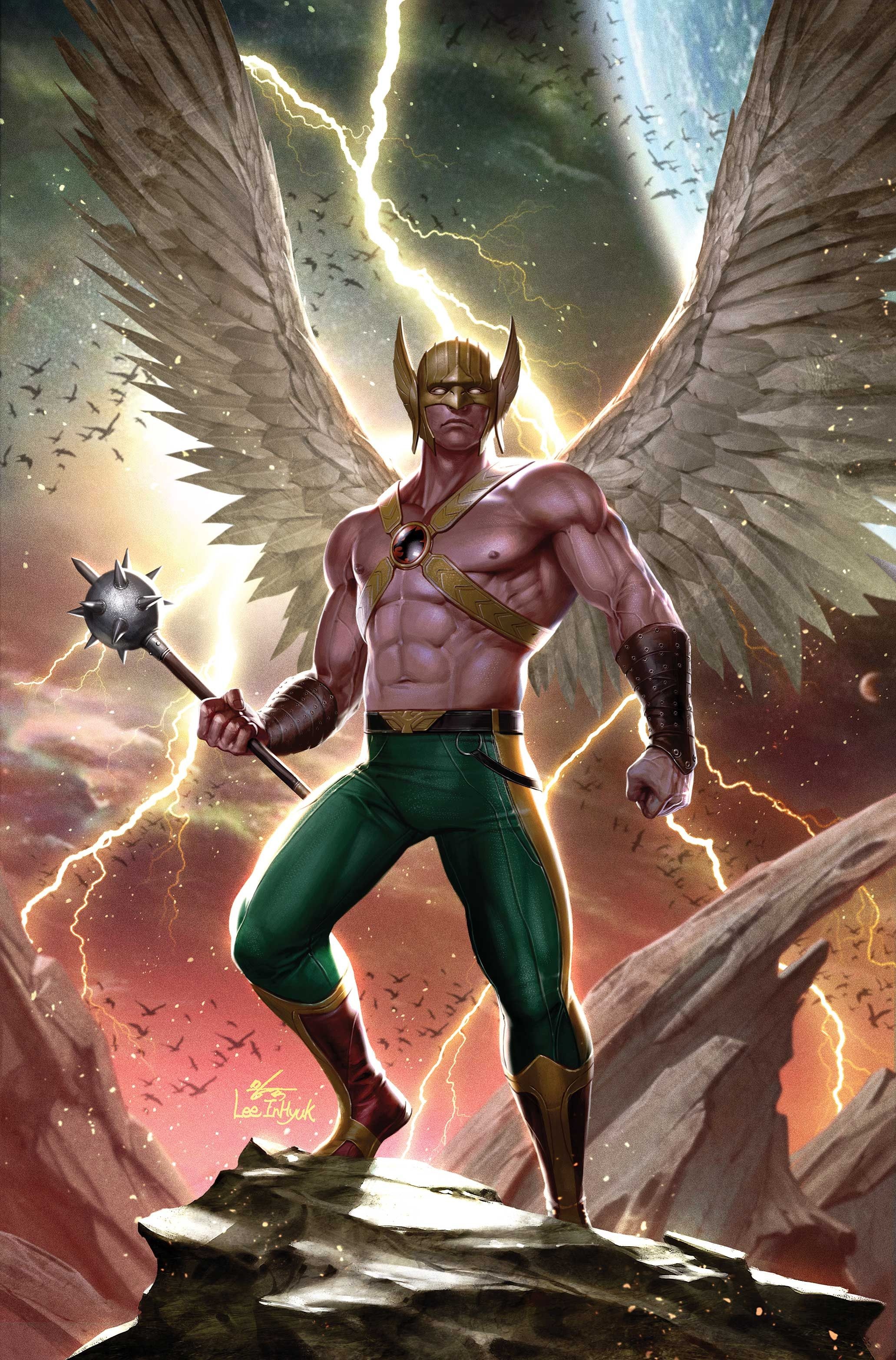 Hawkman, Comics, Art, Character, 2070x3140 HD Phone