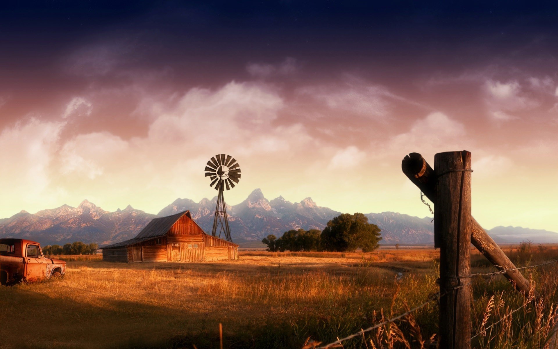 Barn, Farms Wallpaper, 1920x1200 HD Desktop