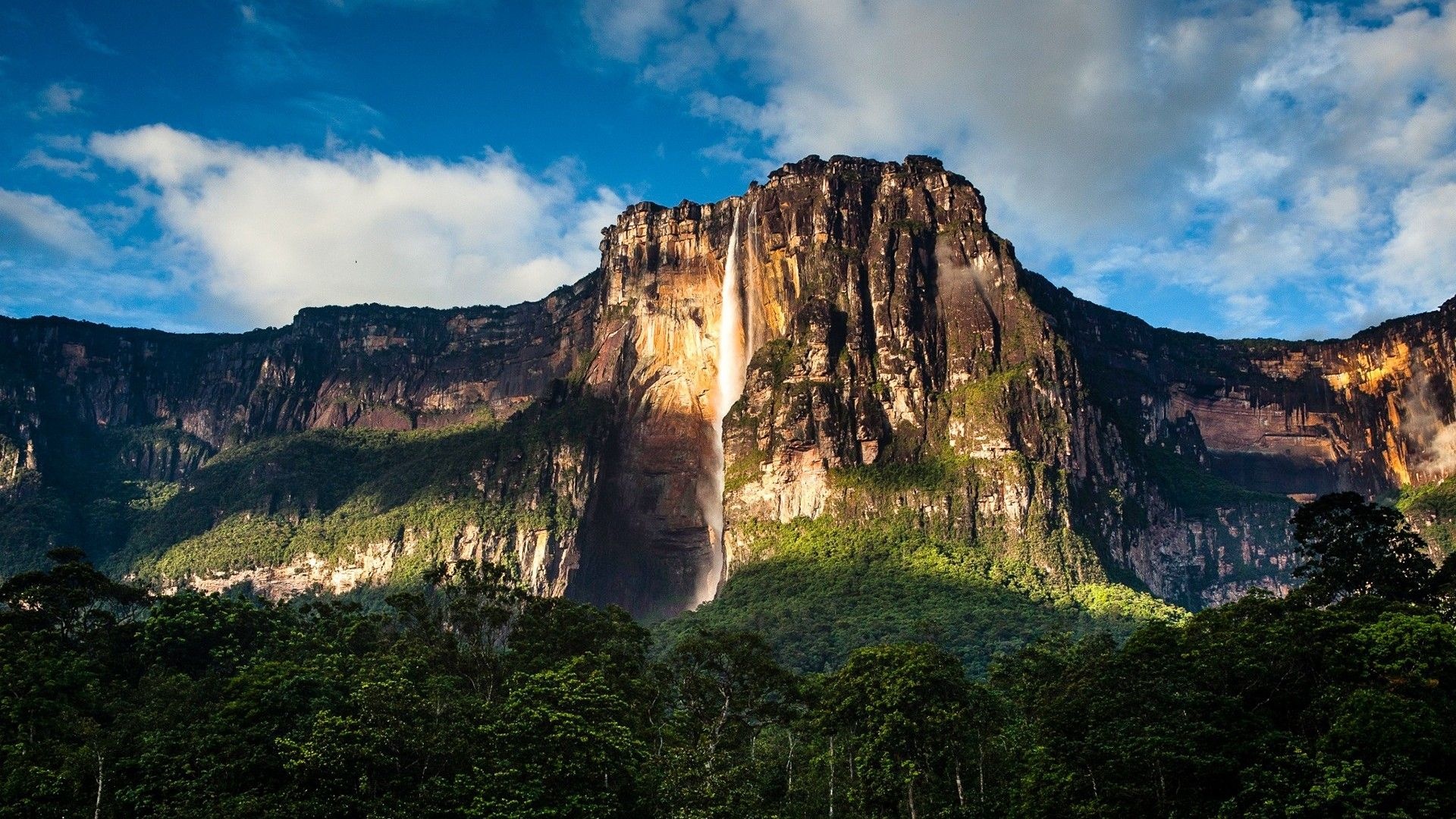 Angel Falls, Beautiful places on earth, Fallen angel, Salto ngel, 1920x1080 Full HD Desktop