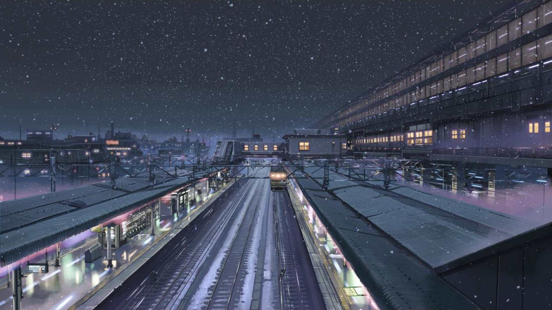 Makoto Shinkai Anime, 5 Centimeters per Second, Wallpaper, 1920x1080 Full HD Desktop