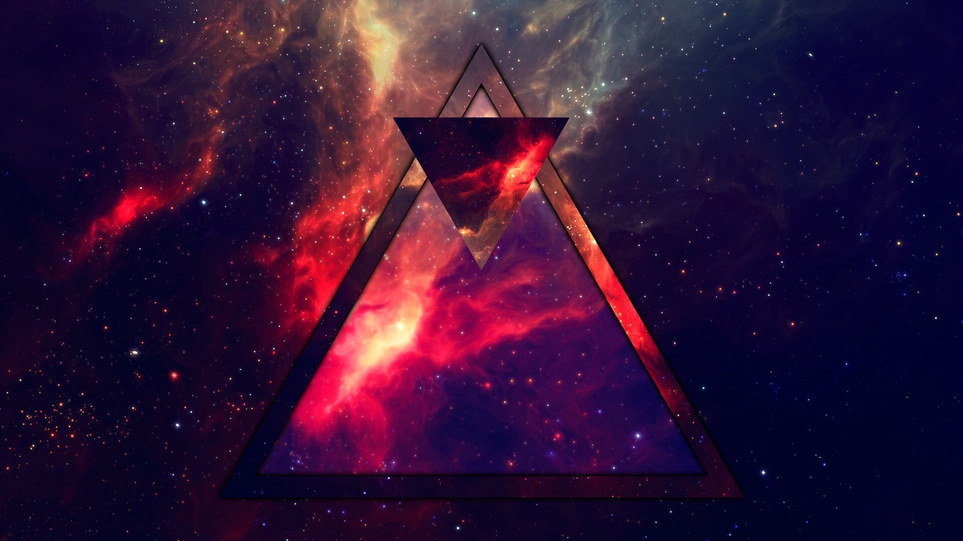 Triangle, Abstract, Space, Wallpapers, 1920x1080 Full HD Desktop