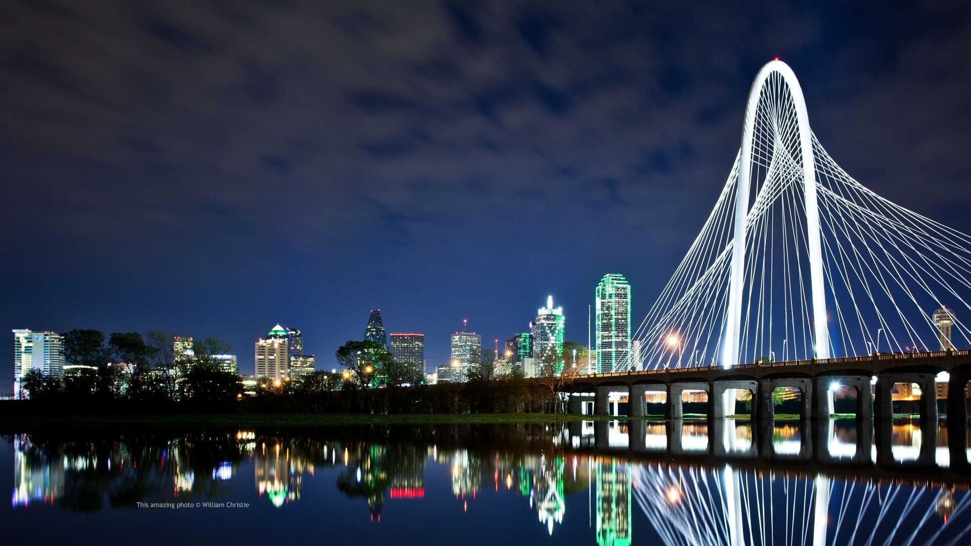 Margaret Hunt Hill Bridge, Texas Wallpaper, 1920x1080 Full HD Desktop