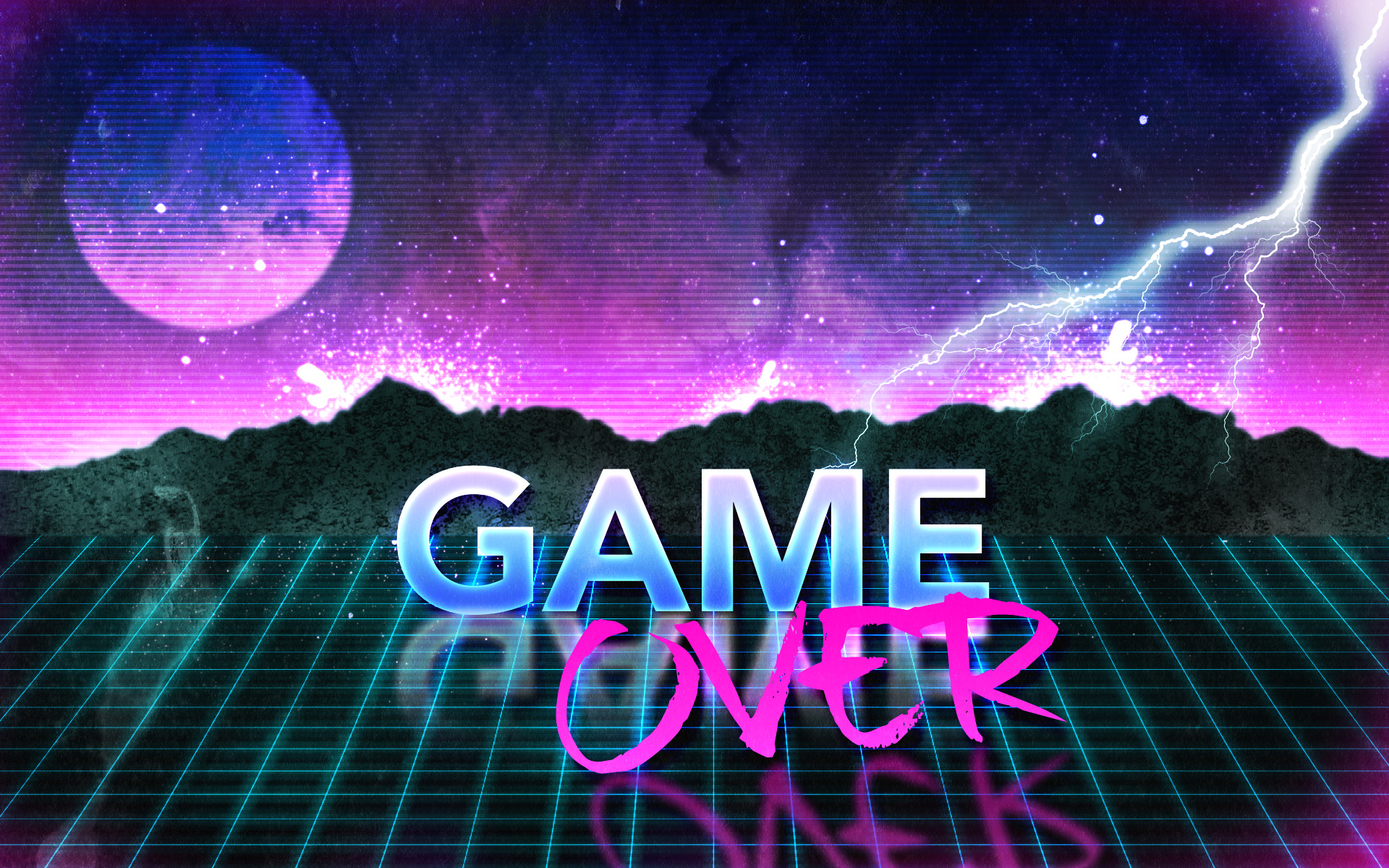 Game Over, Creative designs, Unique concepts, Striking, 1920x1200 HD Desktop