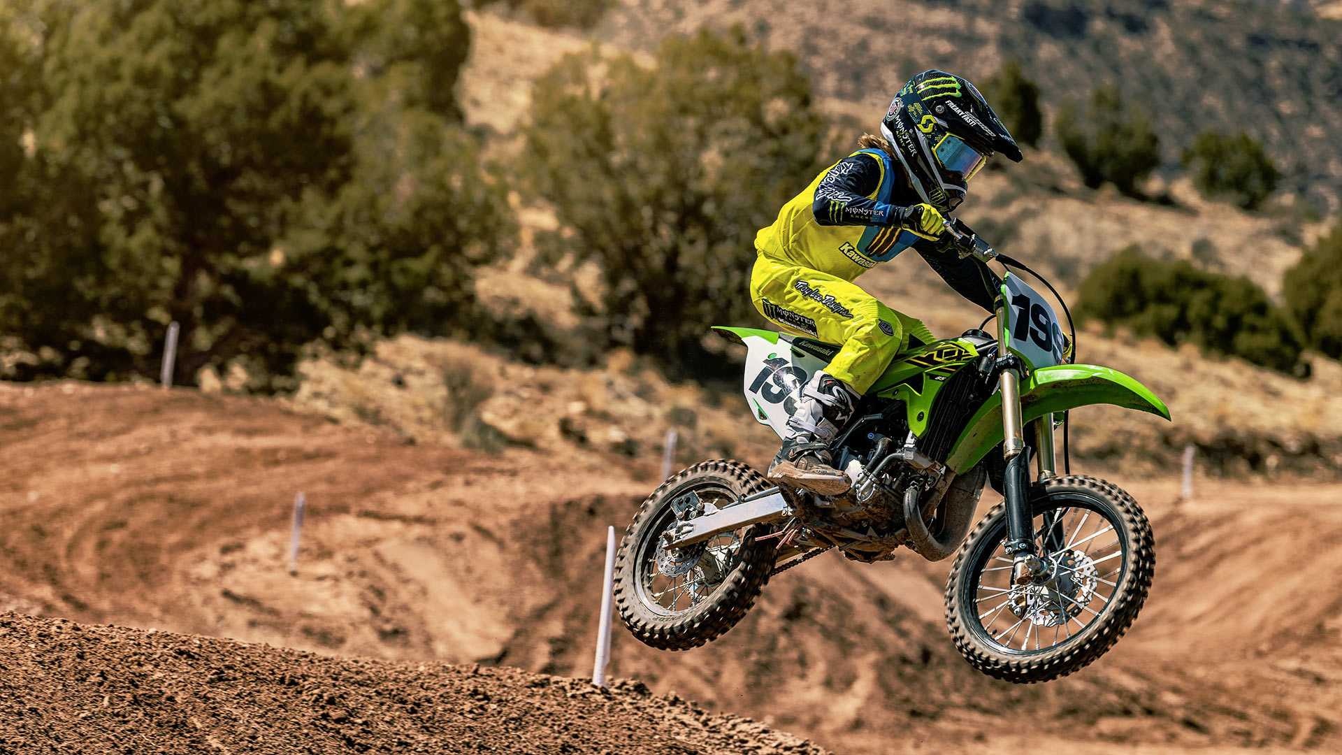 2021 Model, Kawasaki KX85 Wallpaper, 1920x1080 Full HD Desktop