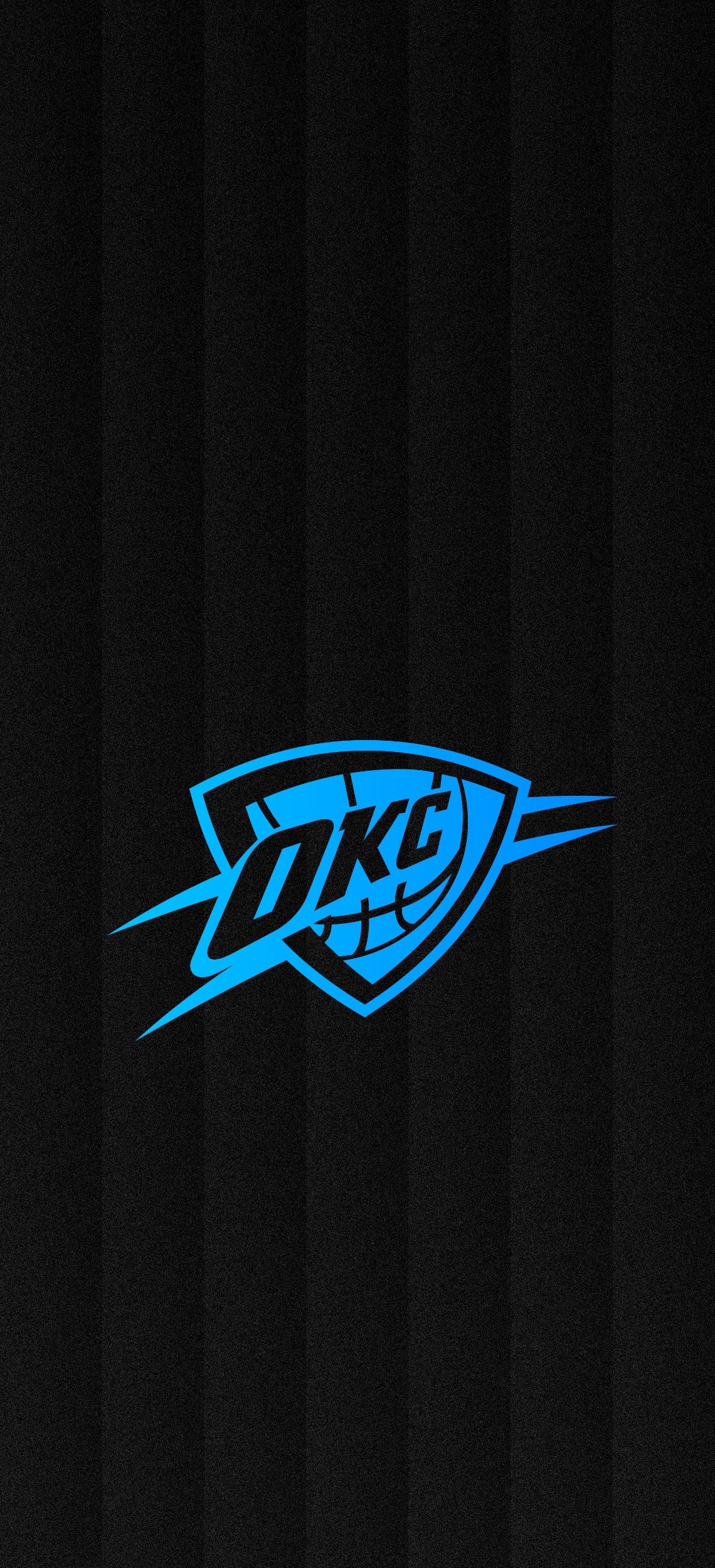 Oklahoma City Thunder, Gradient wallpaper, NBA team, Thunder, 1140x2500 HD Phone