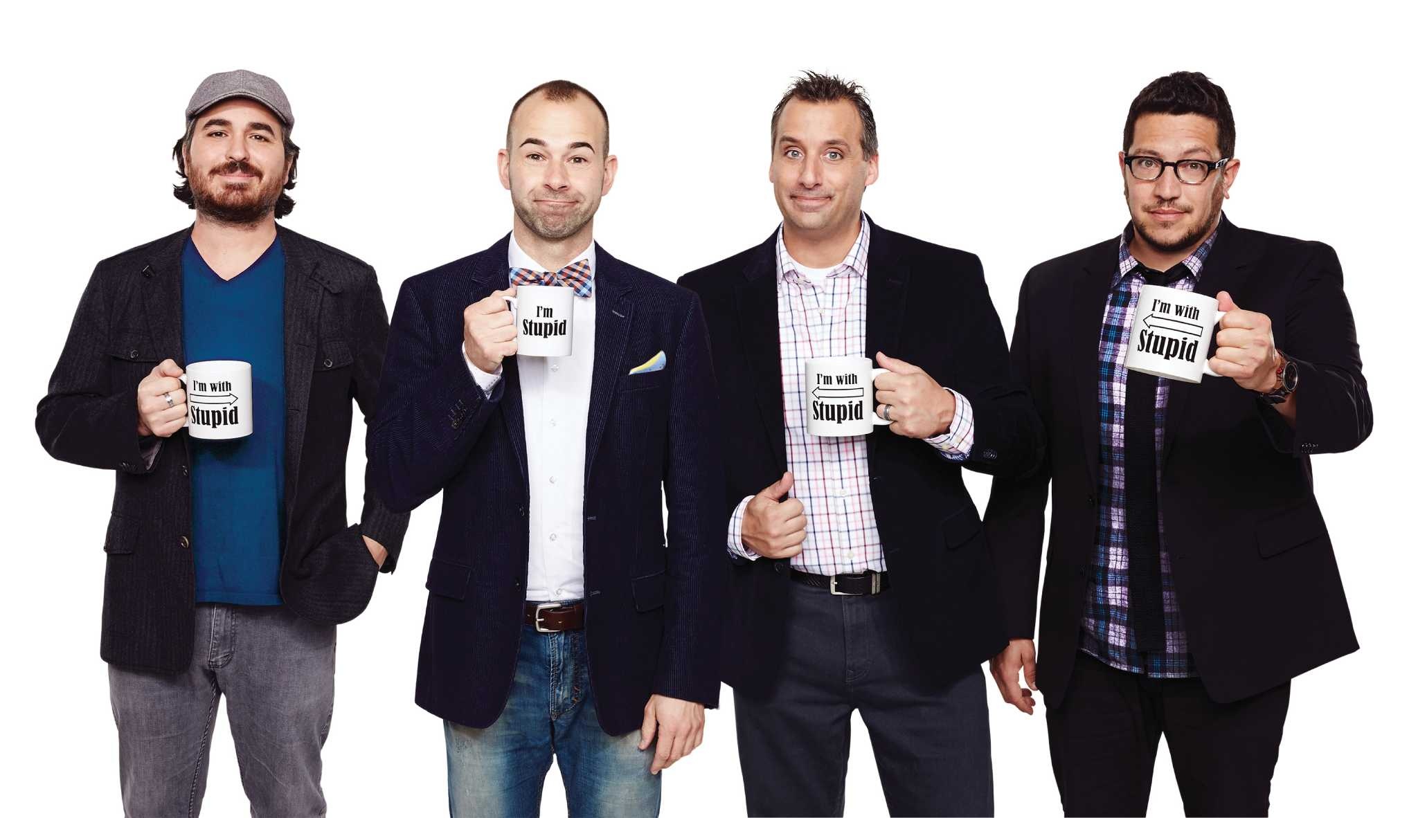 Impractical Jokers cast, Wheres Larry tour, Toyota Oakdale Theatre, Comedic entertainment, 2050x1190 HD Desktop