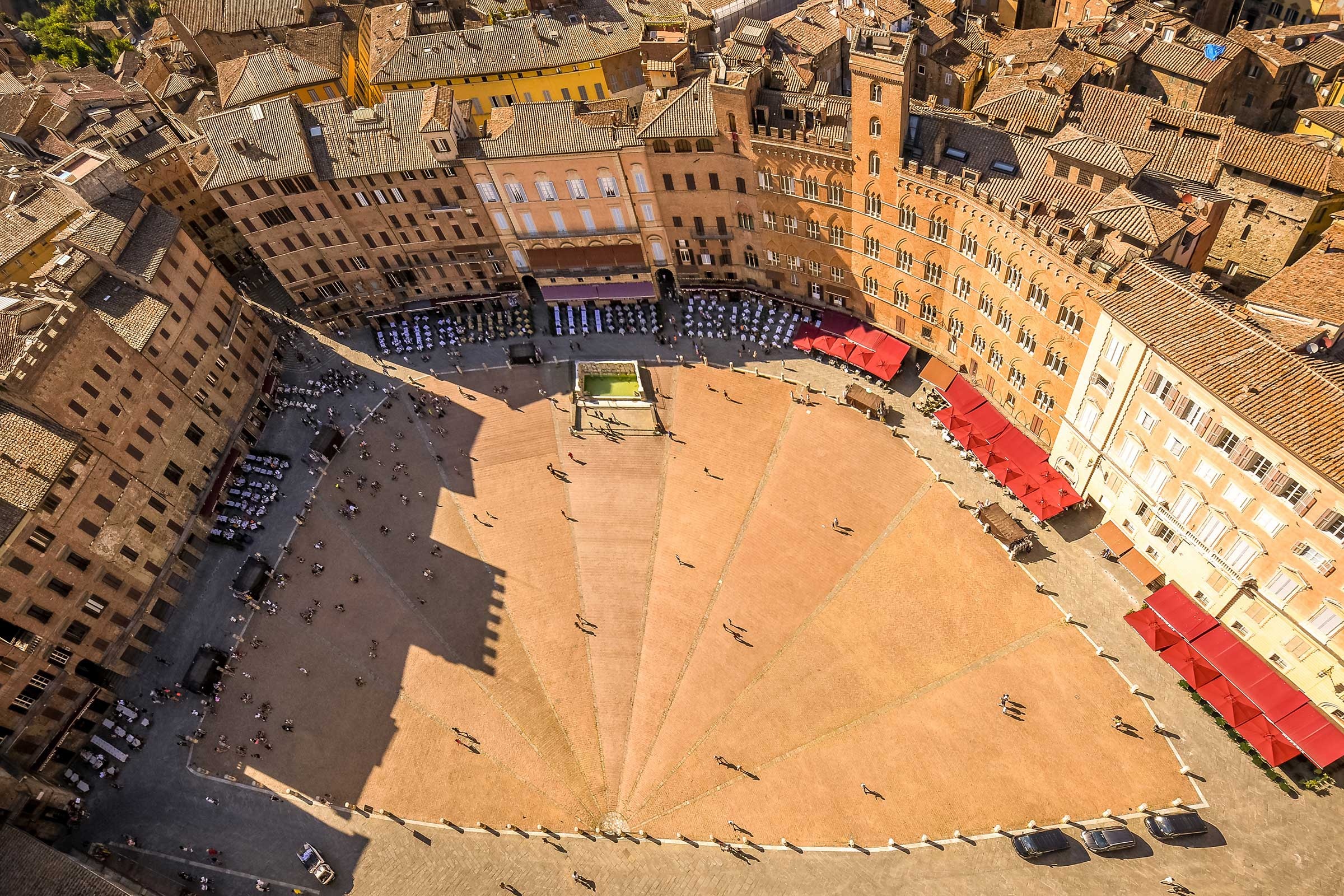 Piazza del Campo, Gaia Fountain, Torre del Mangia, Siena History, 2400x1600 HD Desktop