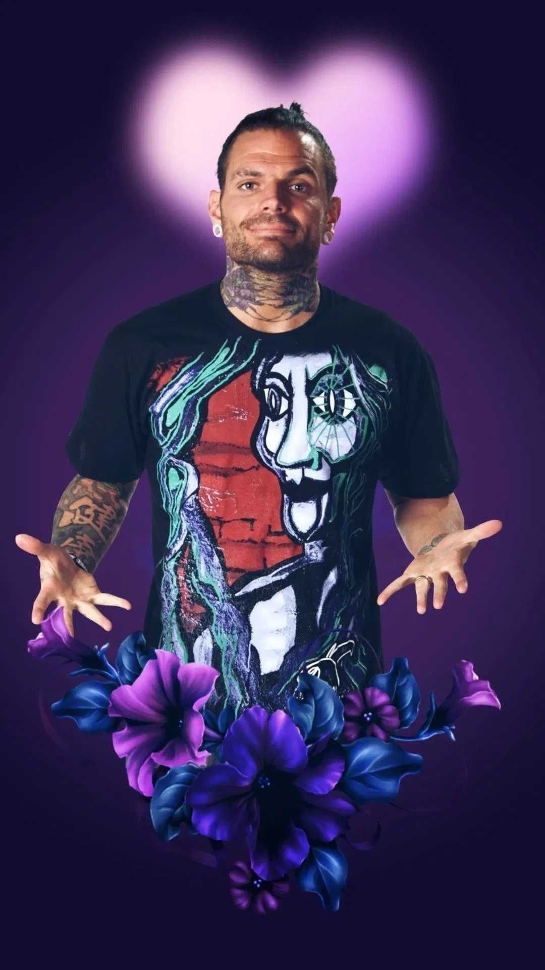 Jeff Hardy, WWE superstar, Gravity-defying moves, Wrestling fan, 1080x1920 Full HD Phone