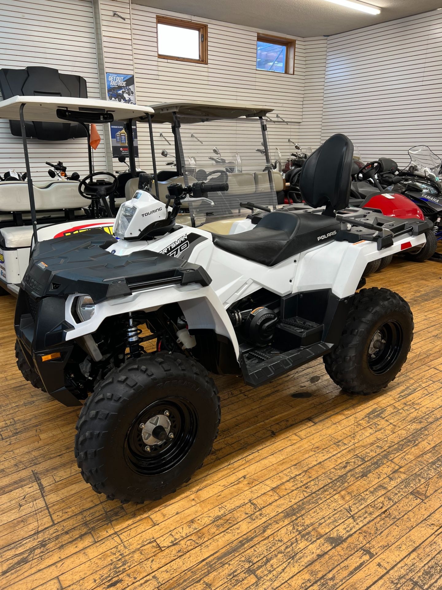 Polaris Sportsman Touring 570, Off-road adventure, Used ATV sale, White Lightning, 1440x1920 HD Phone