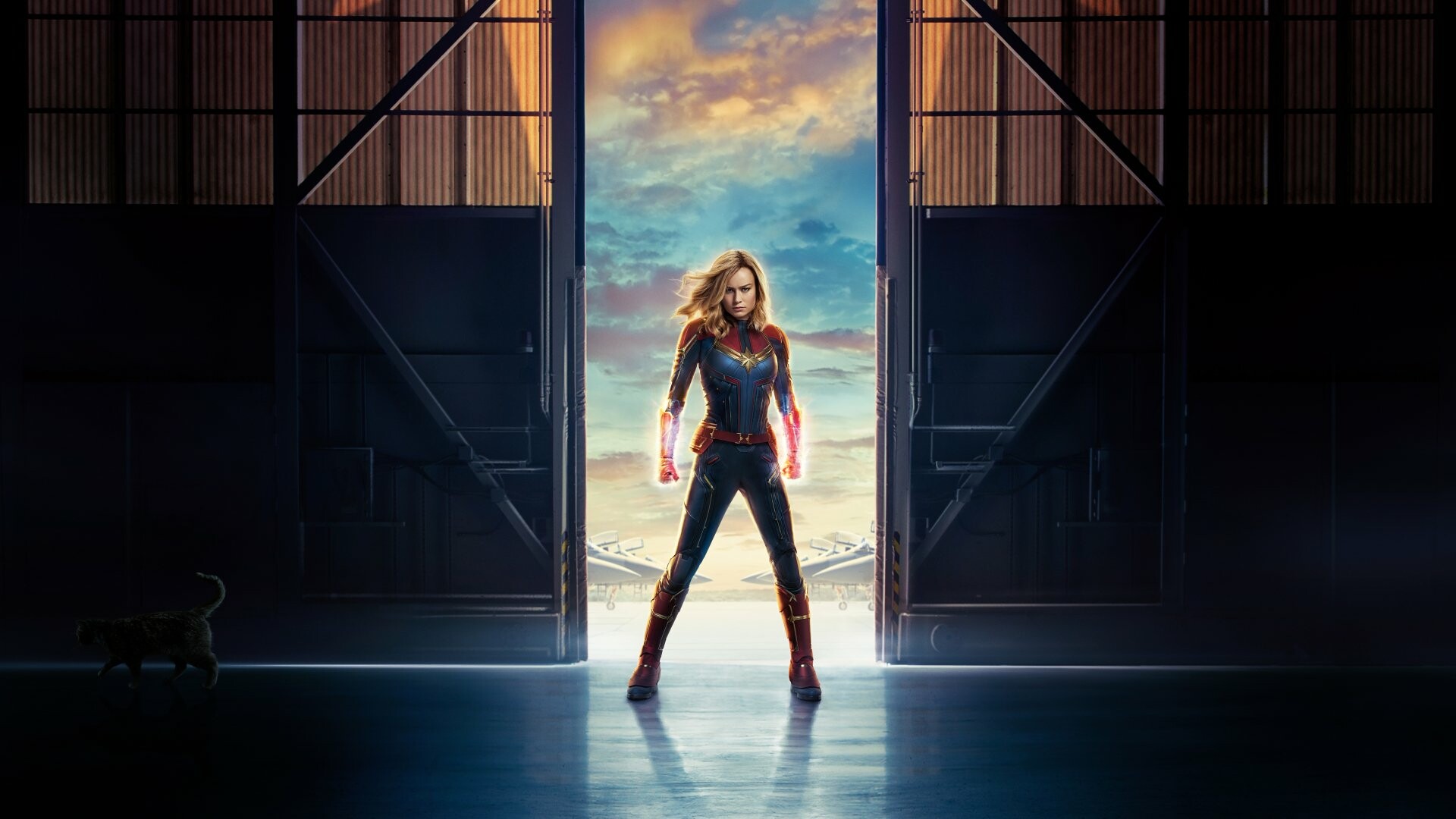 Ms. Marvel, 4K Ultra HD, Captain Marvel, Background Images, 1920x1080 Full HD Desktop