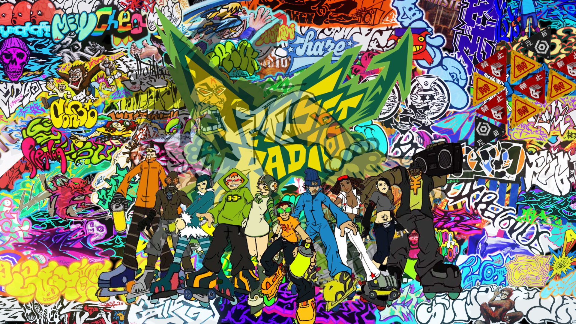 Jet Set Radio Future, Wallpaper, Game, 1920x1080 Full HD Desktop