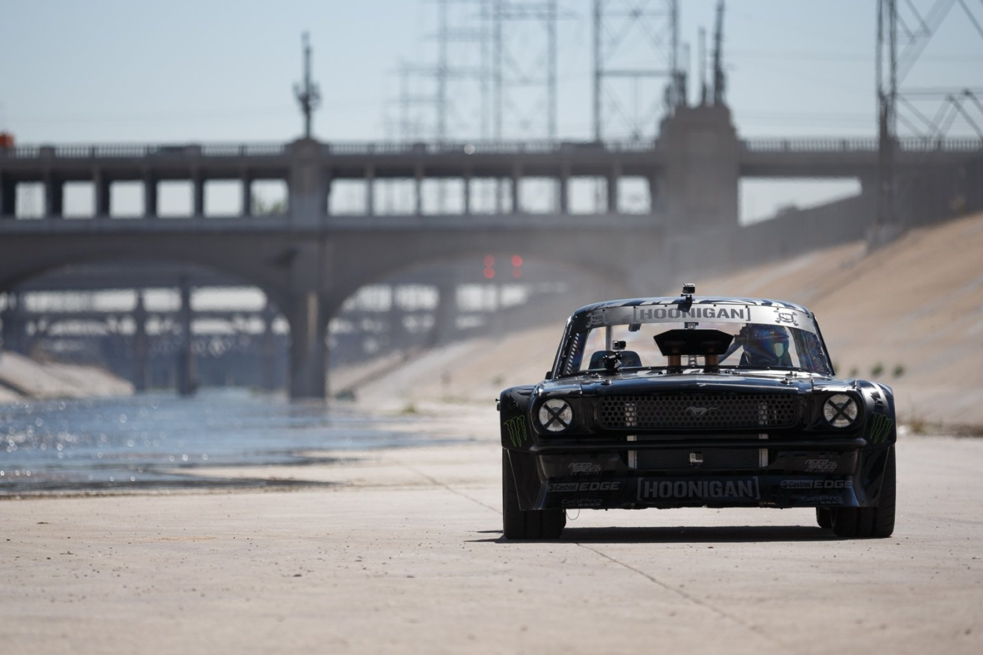 Ford Mustang Hoonigan, Gymkhana Seven, Drift hot rod, 1920x1280 HD Desktop