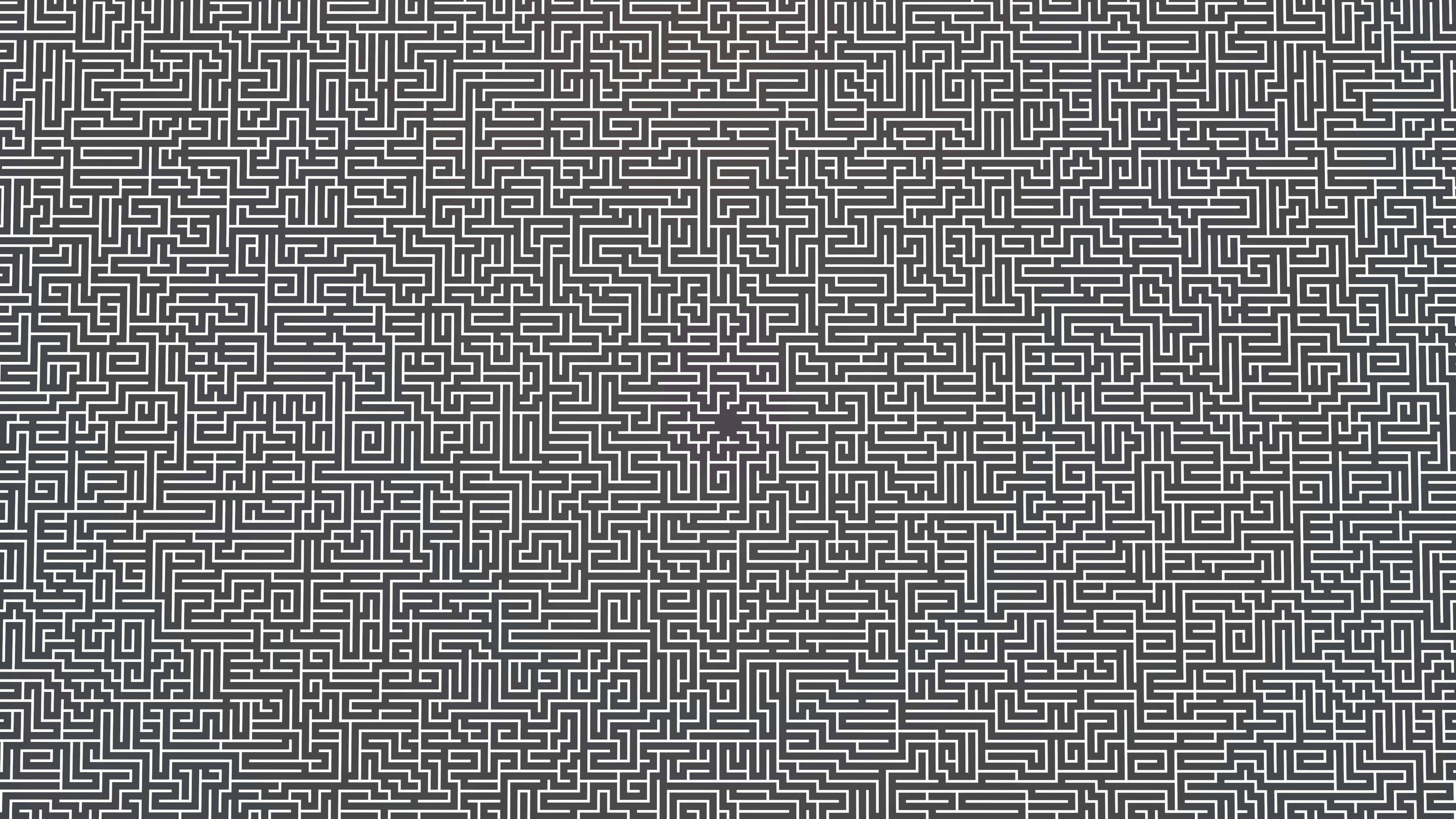 Maze wallpapers, Labyrinthine challenge, Puzzling paths, Abstract HD backgrounds, 3840x2160 4K Desktop