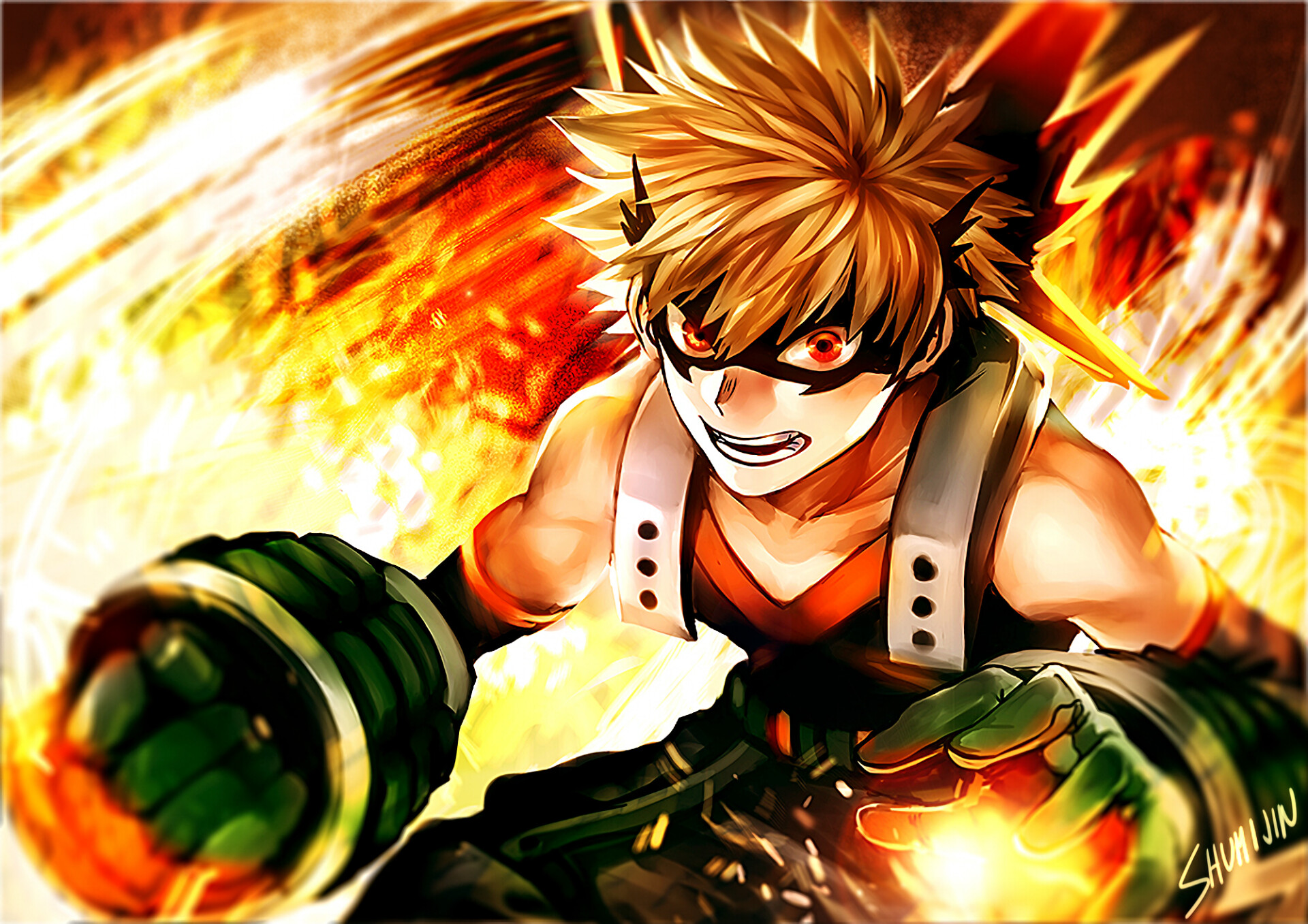 My Hero Academia, Katsuki, Wallpapers, 1920x1360 HD Desktop