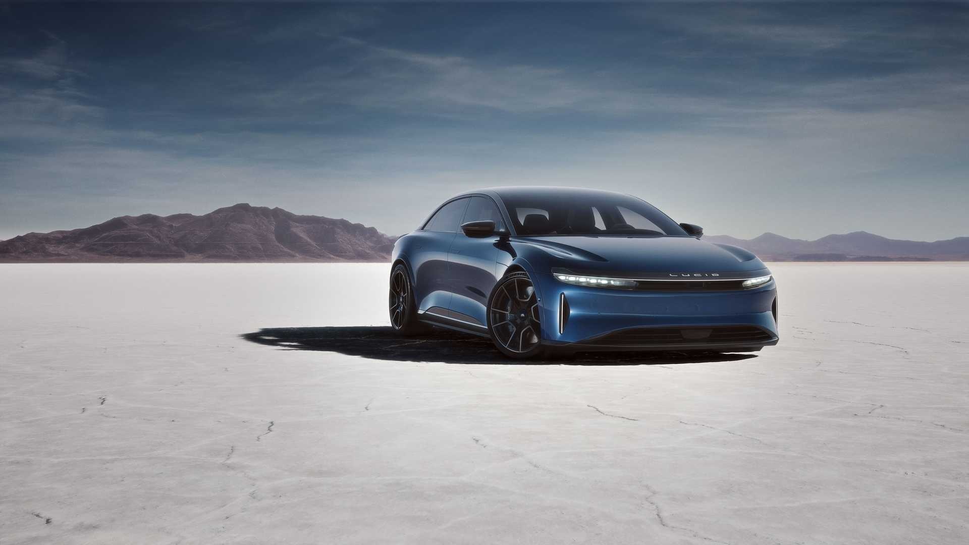 Lucid Air Sapphire Edition, Performance electric car, High power output, Luxury vehicle, 1920x1080 Full HD Desktop