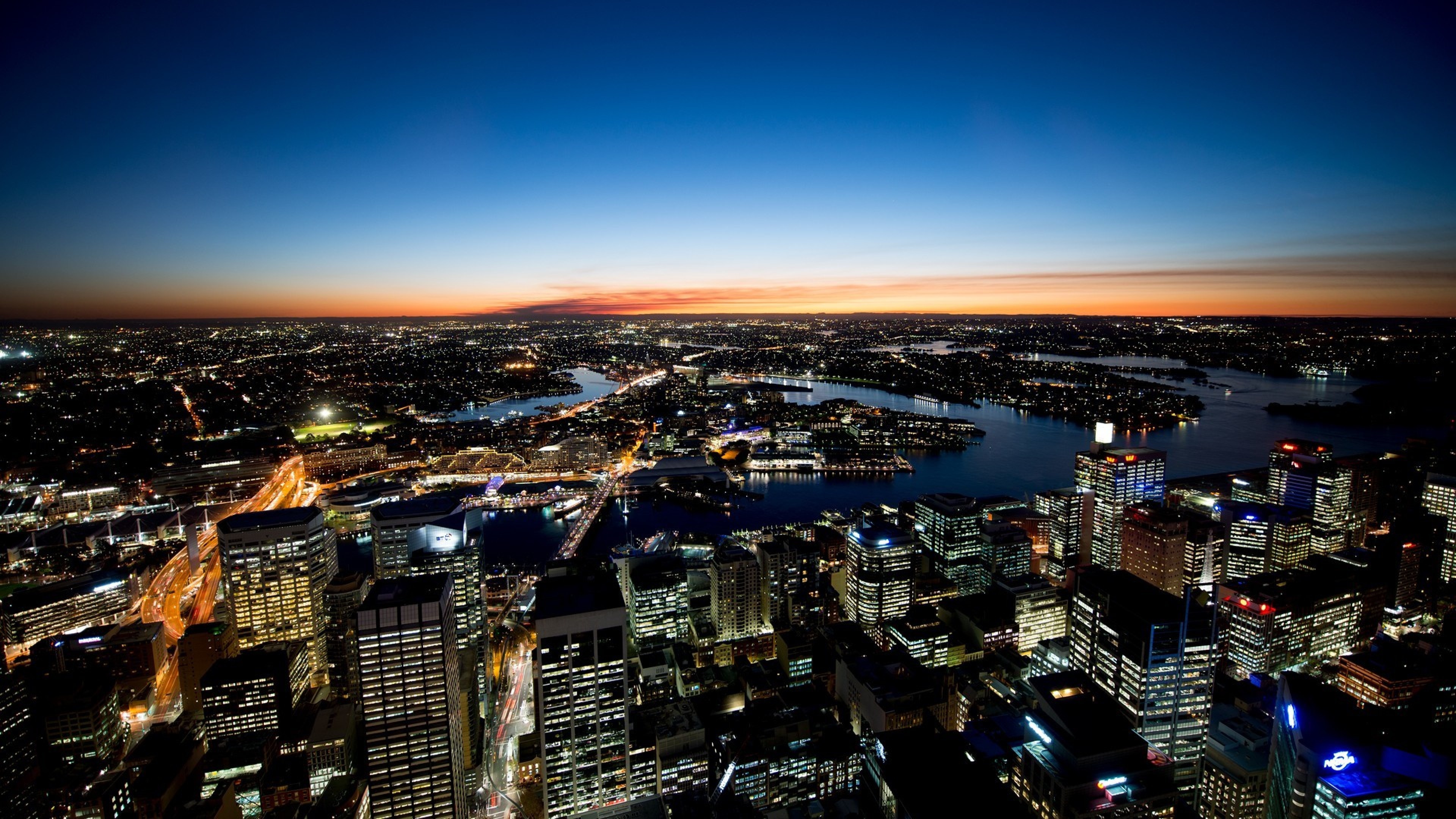 Sydney Tower Eye, Harbour view, Stunning skyline, Travels, 3840x2160 4K Desktop