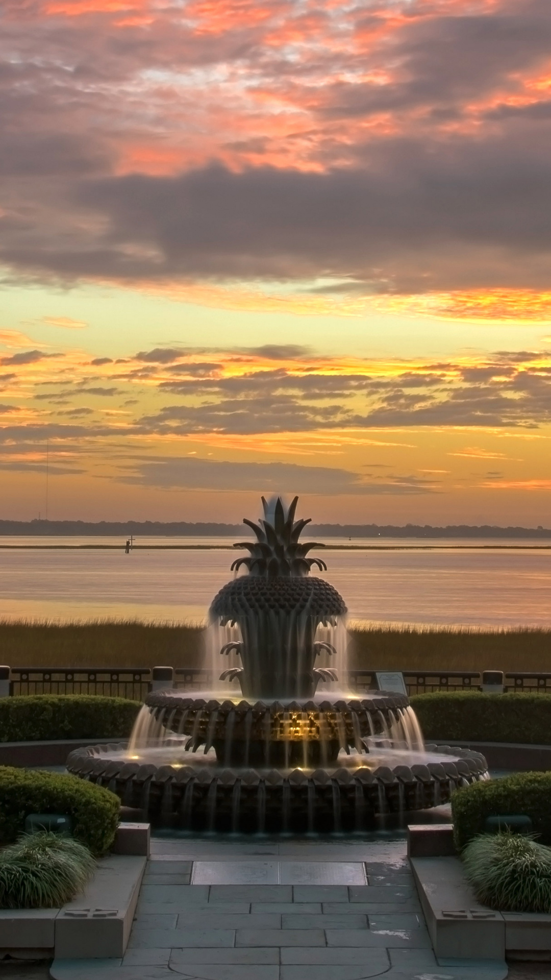 Charleston(South Carolina), Beach desktop wallpaper, 1080x1920 Full HD Phone