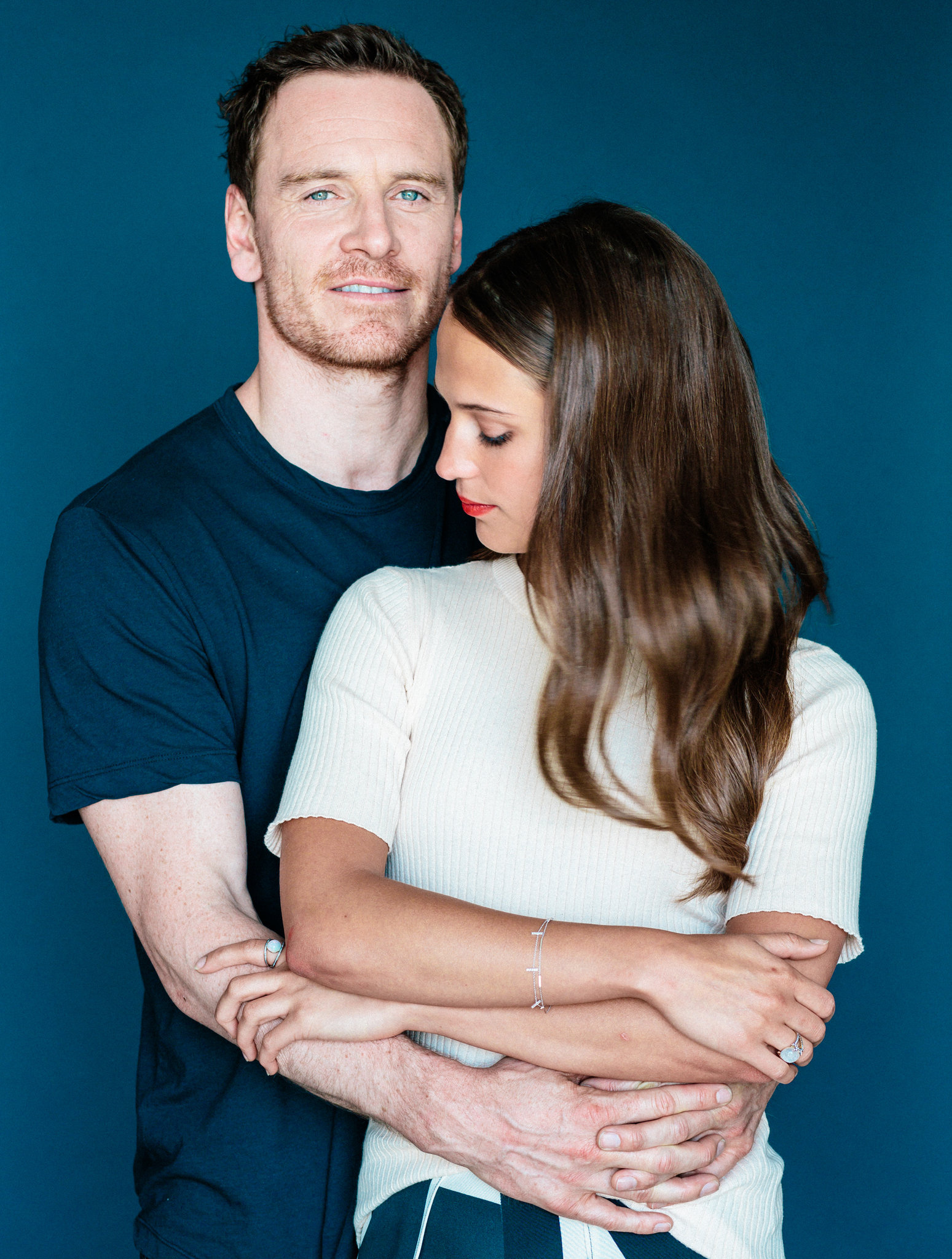 Alicia Vikander, Michael Fassbender, The New York Times, 1550x2050 HD Phone