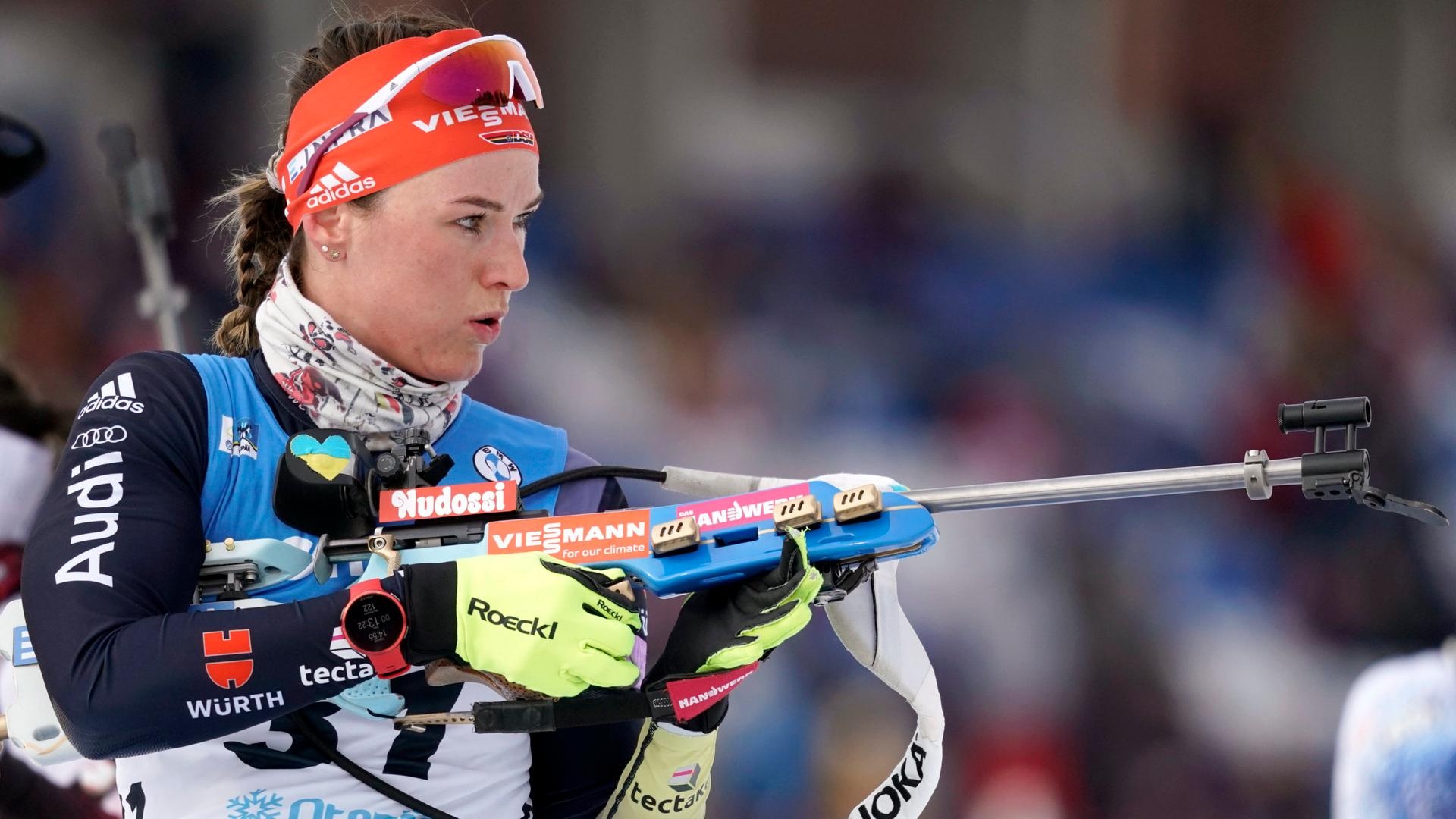 Denise Herrmann, Winter sport biathlon, Successful plan, 1920x1080 Full HD Desktop