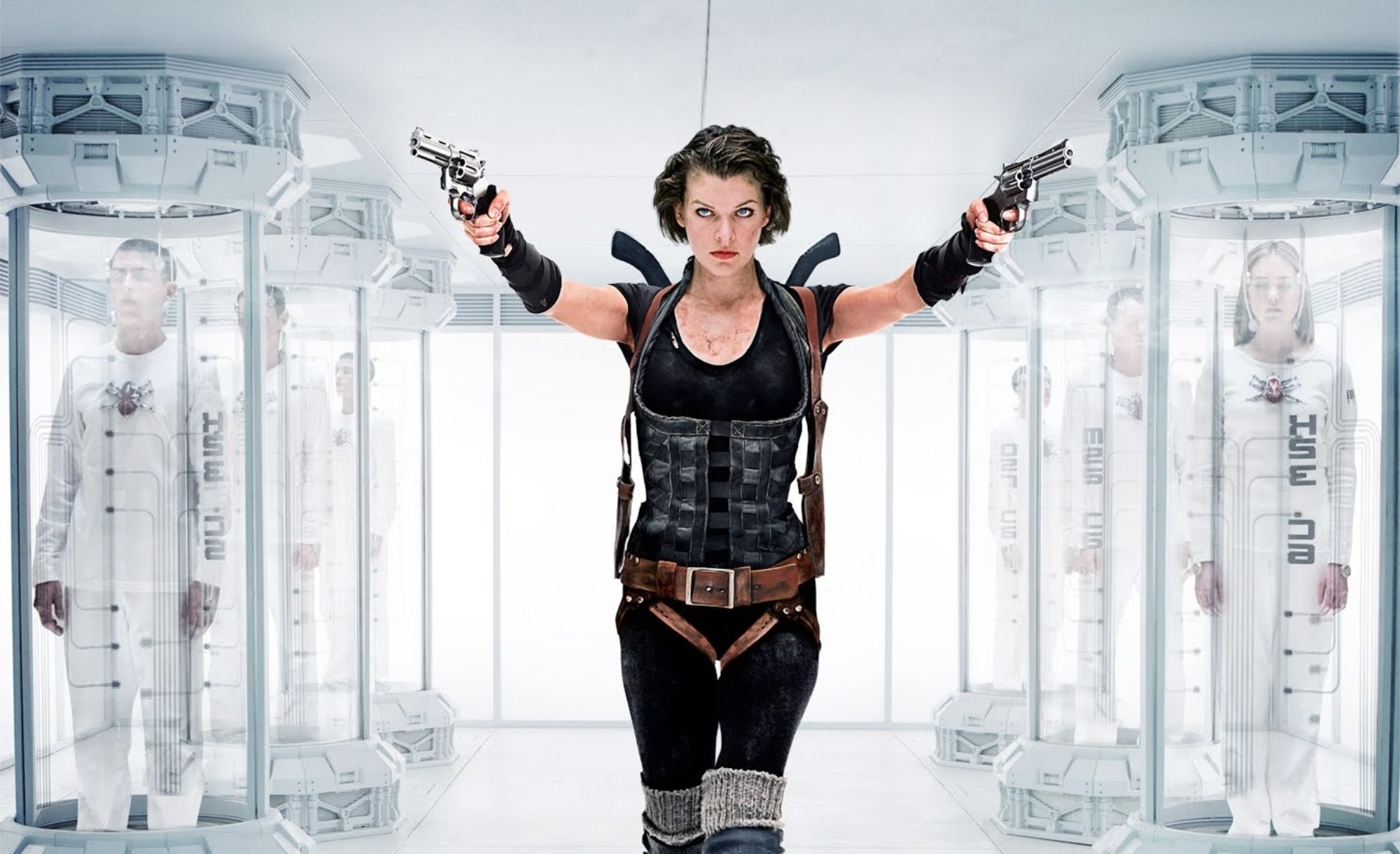 Milla Jovovich, Alice in Resident Evil, Movie poster, 2000x1220 HD Desktop