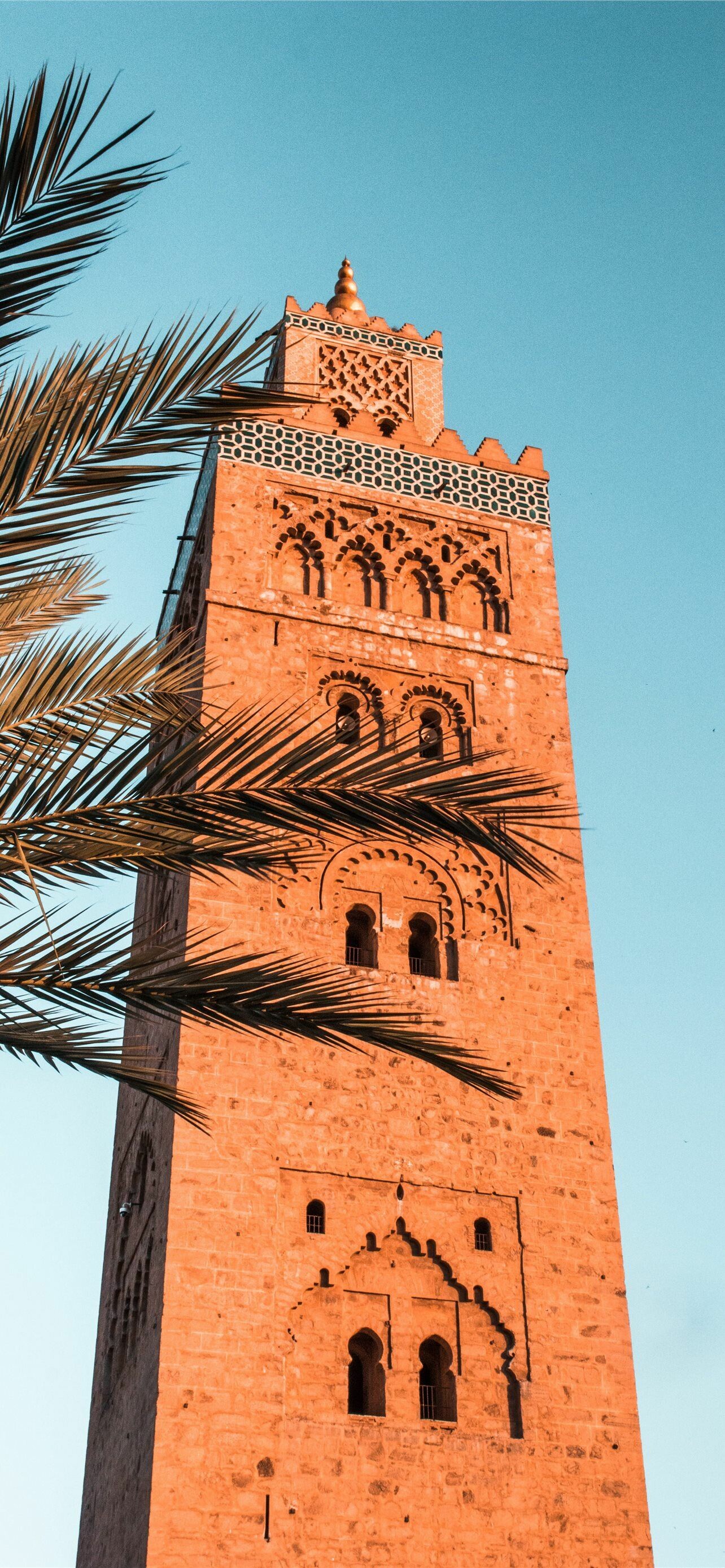 Koutoubia, Morocco Wallpaper, 1290x2780 HD Phone