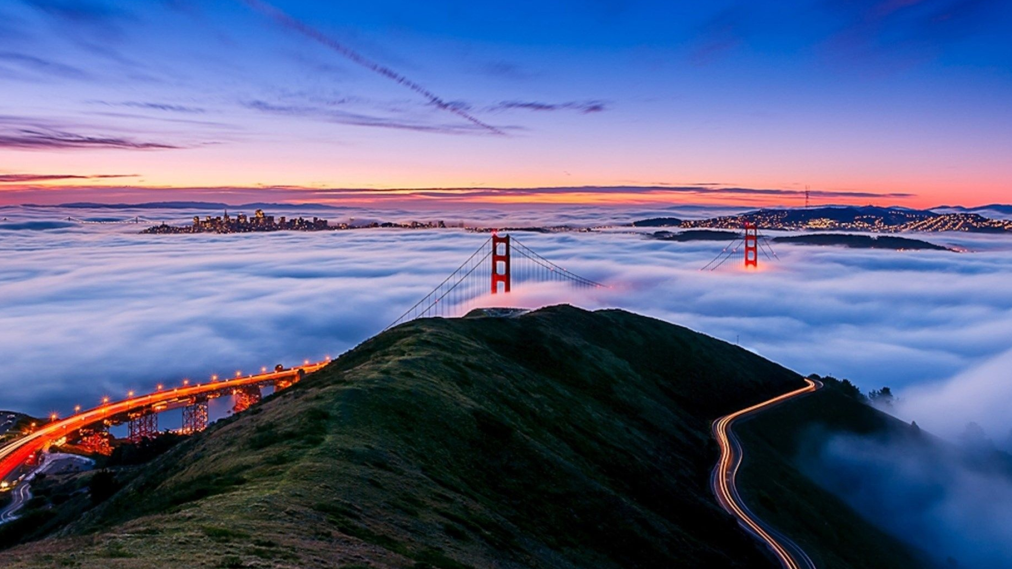 San Francisco Travels, Desktop wallpapers, Urban landscapes, Architectural beauty, 2050x1160 HD Desktop