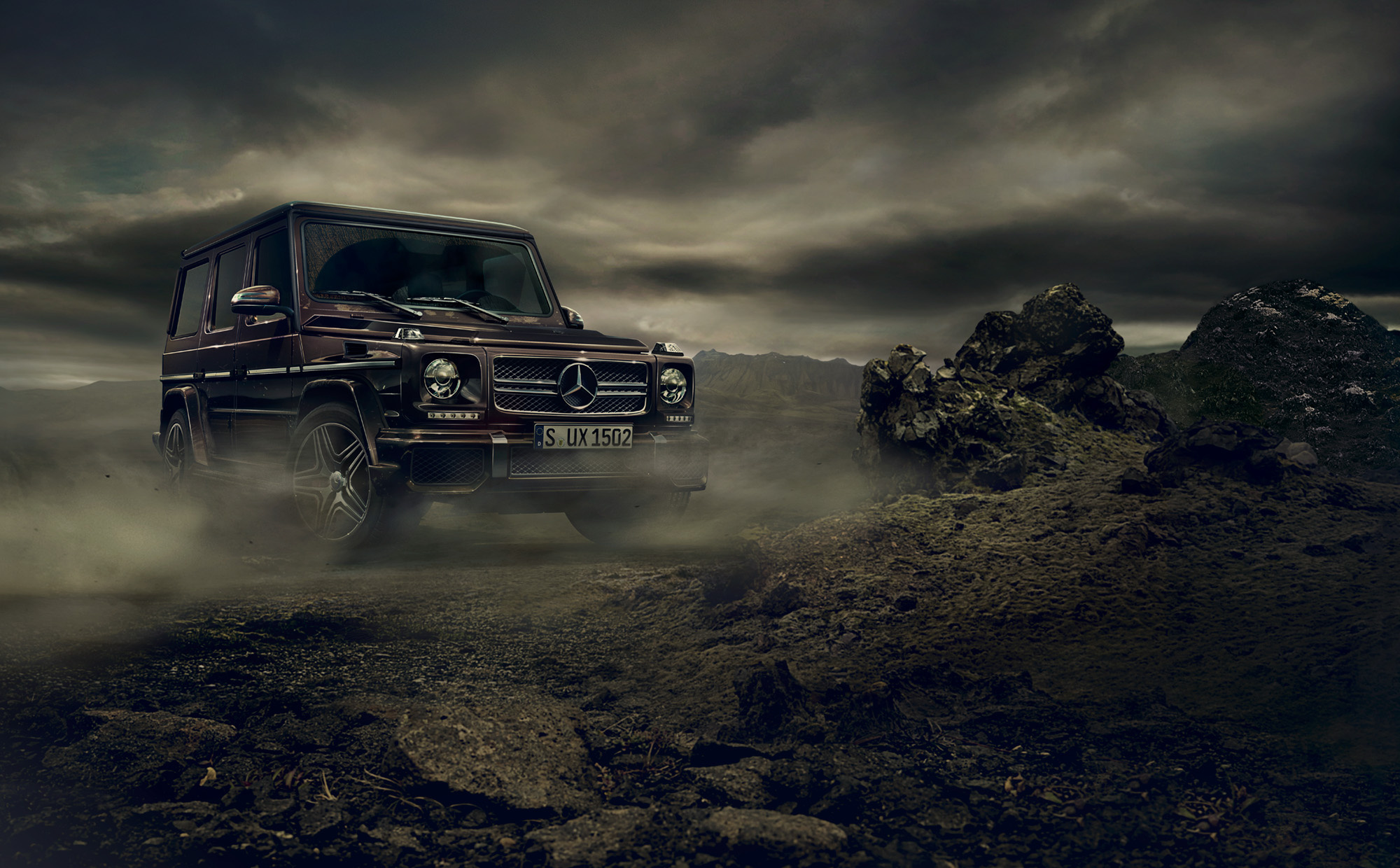 Mercedes-Benz G-Class, Brown beauty, 4K cars, Captivating images, 2000x1240 HD Desktop