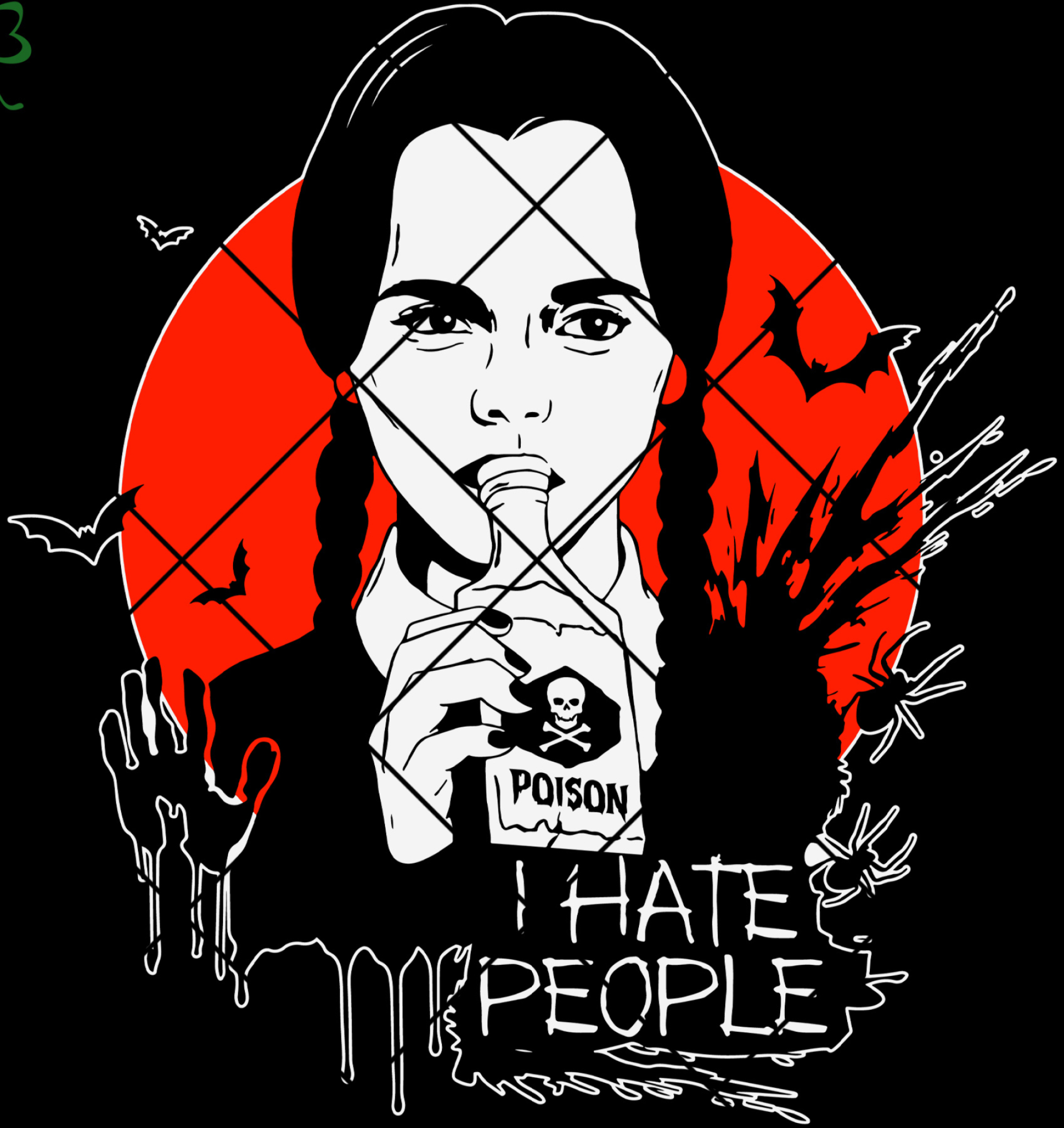 Wednesday Addams, Movies, I Hate People, Adams Family, 2100x2230 HD Phone