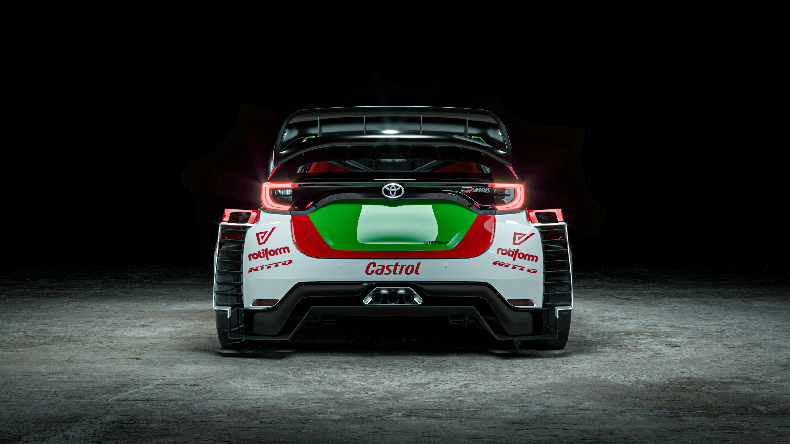 WRC Castrol, Toyota Yaris Wallpaper, 2560x1440 HD Desktop