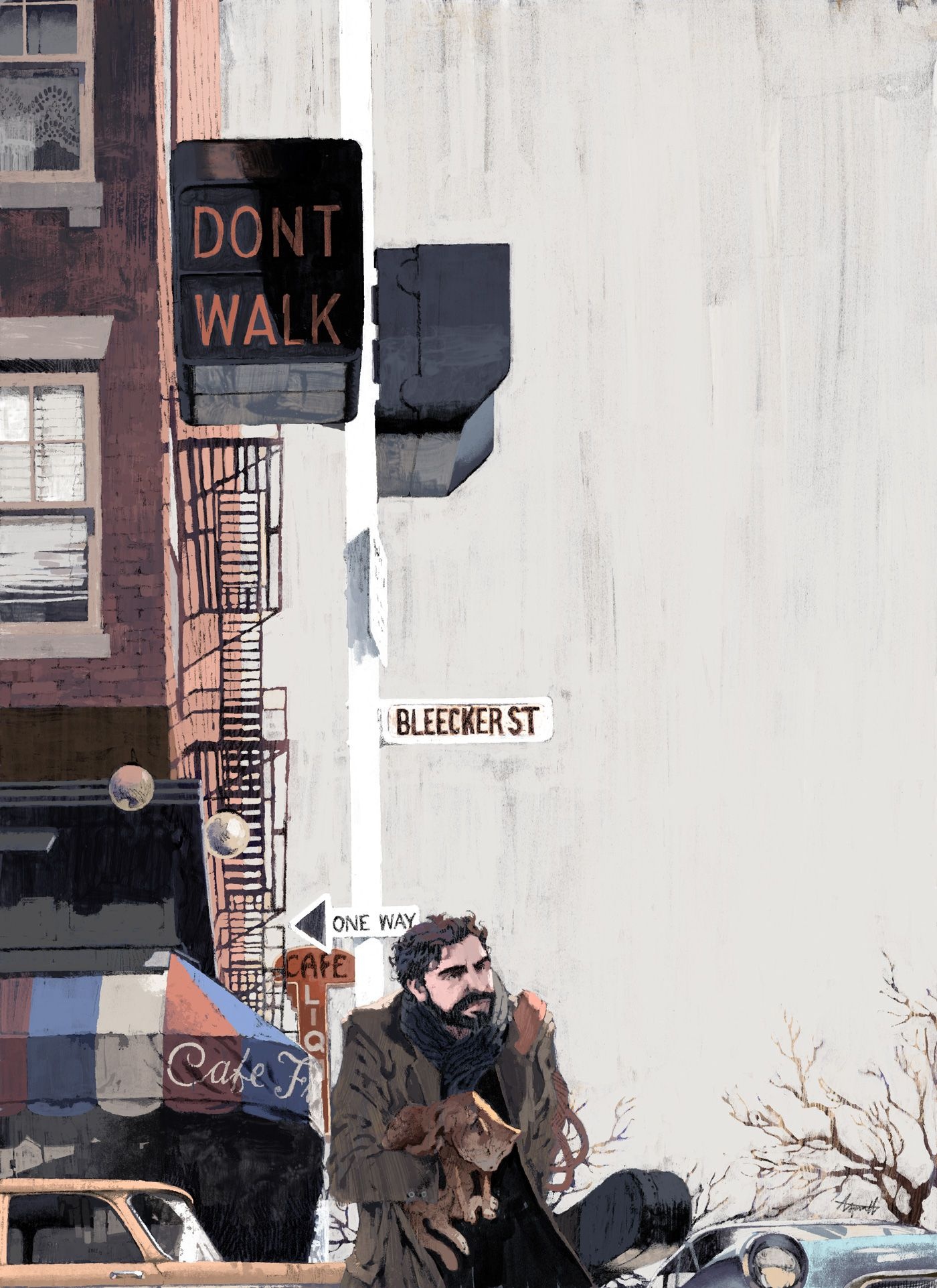 Inside Llewyn Davis, American illustration portfolio, The New Yorker, Artistry, 1400x1930 HD Phone