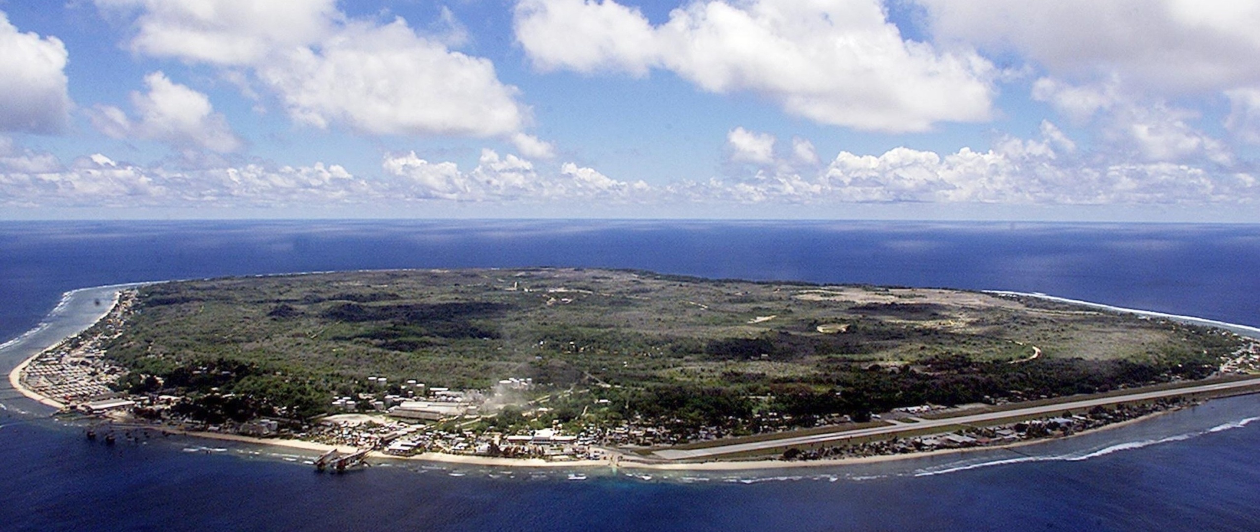 MSF Ousting Nauru, Human rights advocacy, Refugee crisis, Global attention, 2560x1090 Dual Screen Desktop